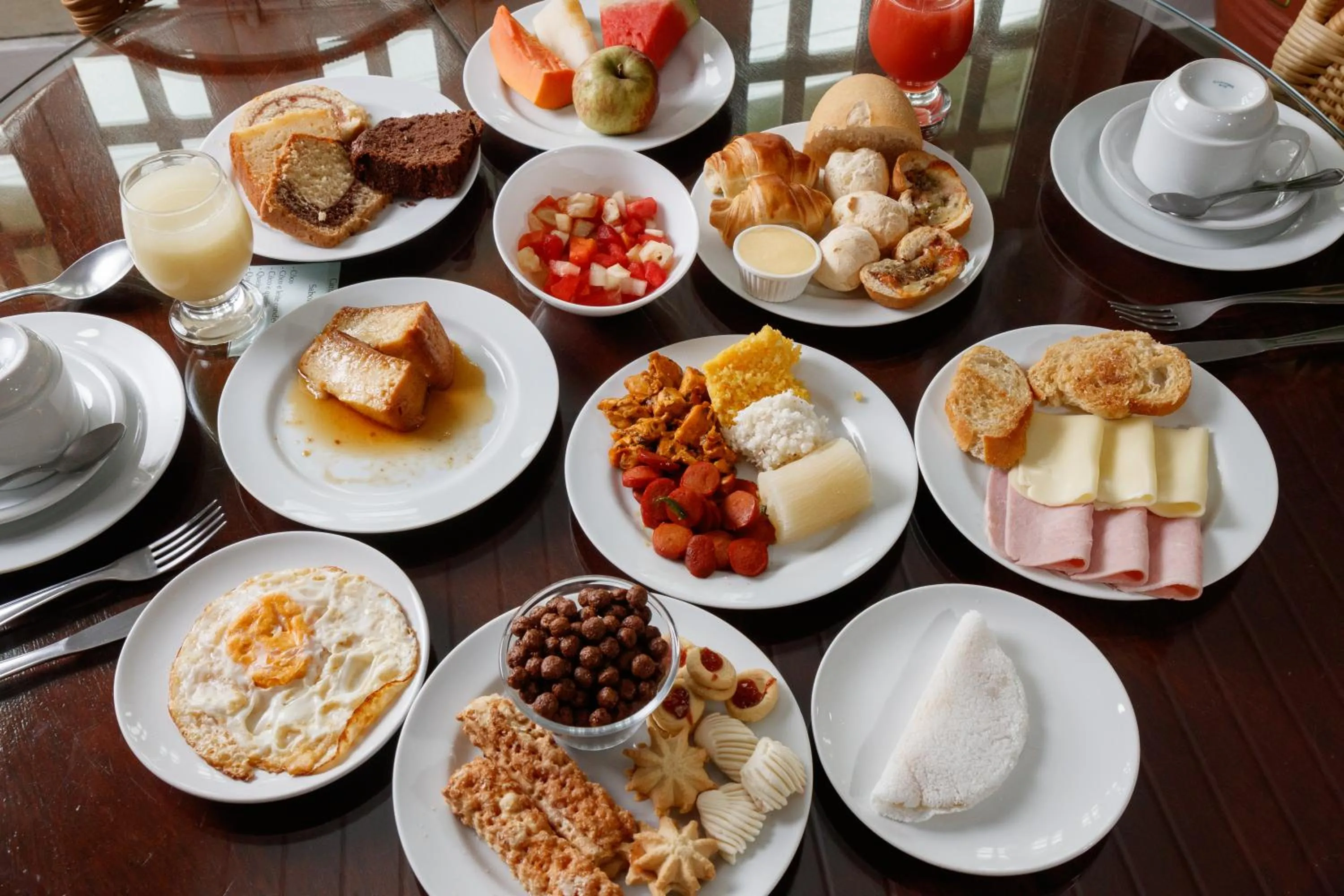 Breakfast in Pousada Shalom Beach