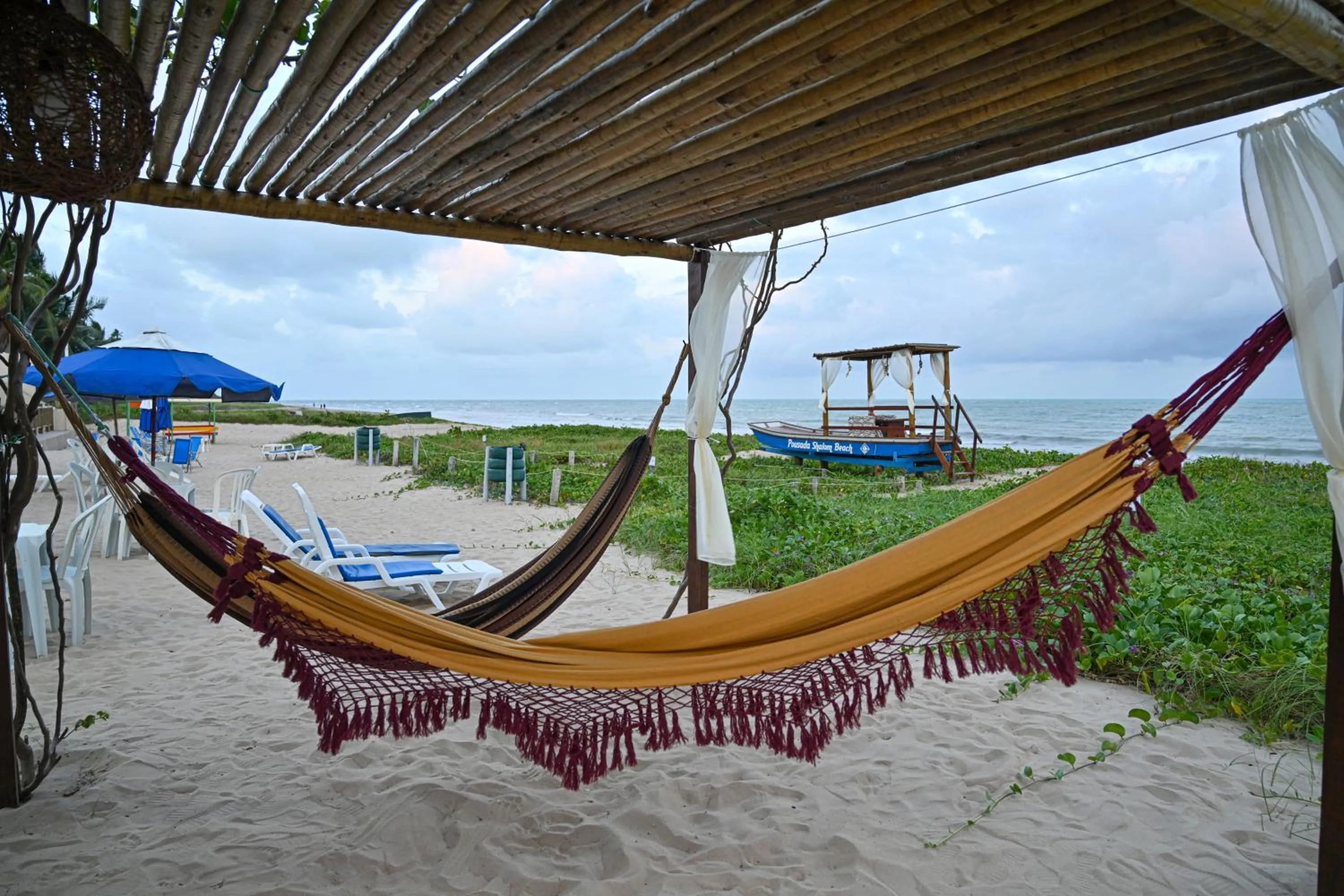 Seating area in Pousada Shalom Beach