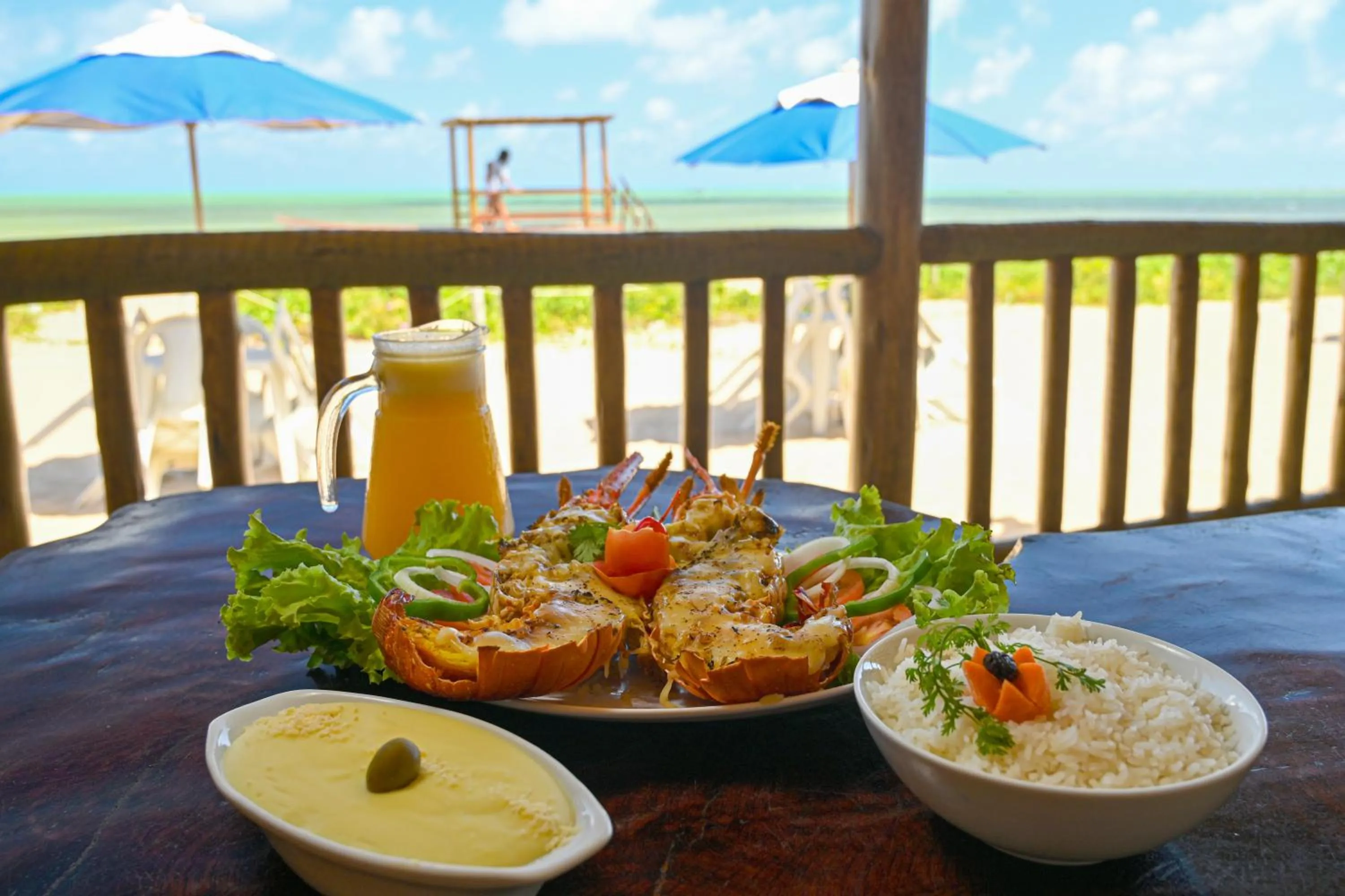 Restaurant/places to eat in Pousada Shalom Beach