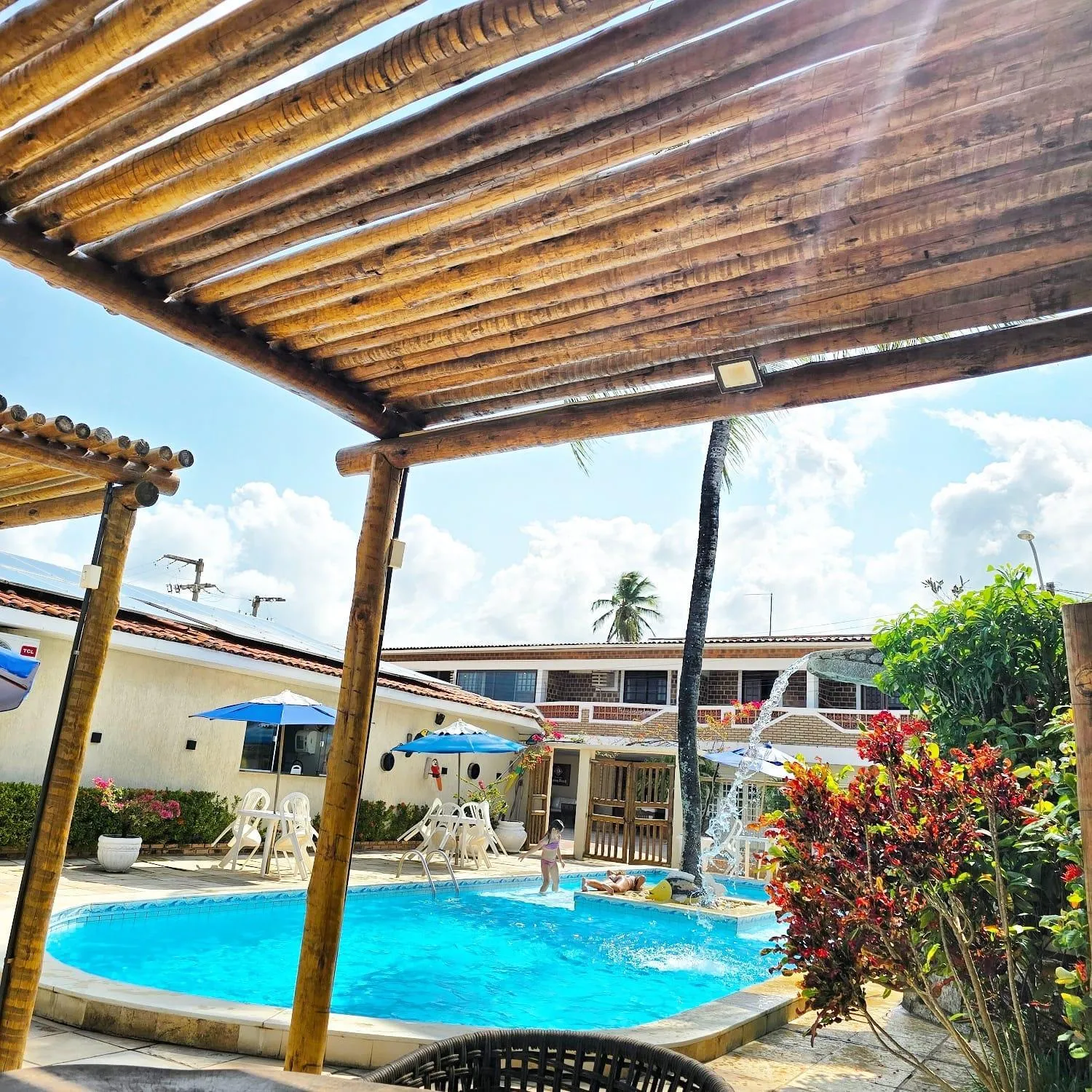 Swimming pool in Pousada Shalom Beach