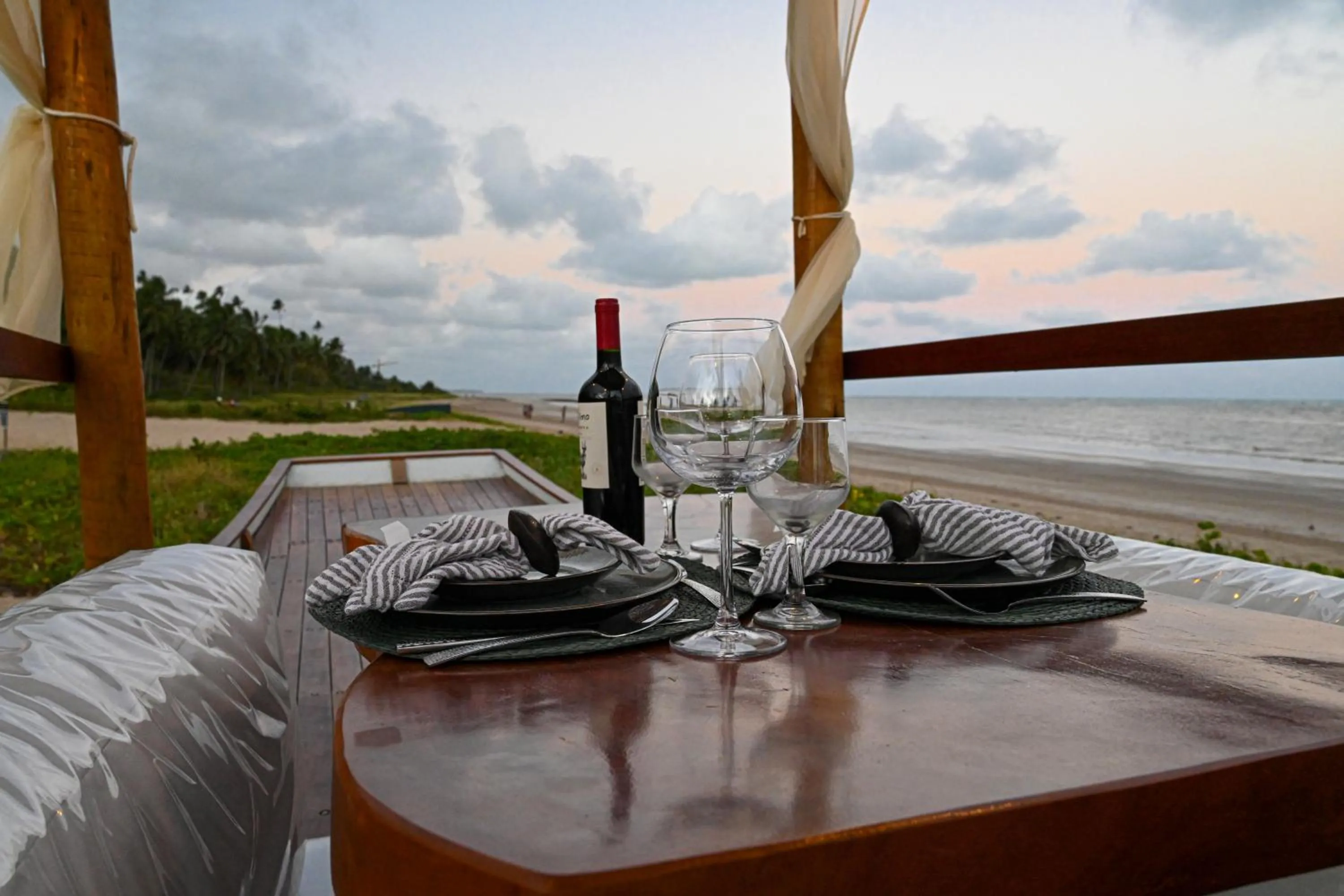 Dining area in Pousada Shalom Beach