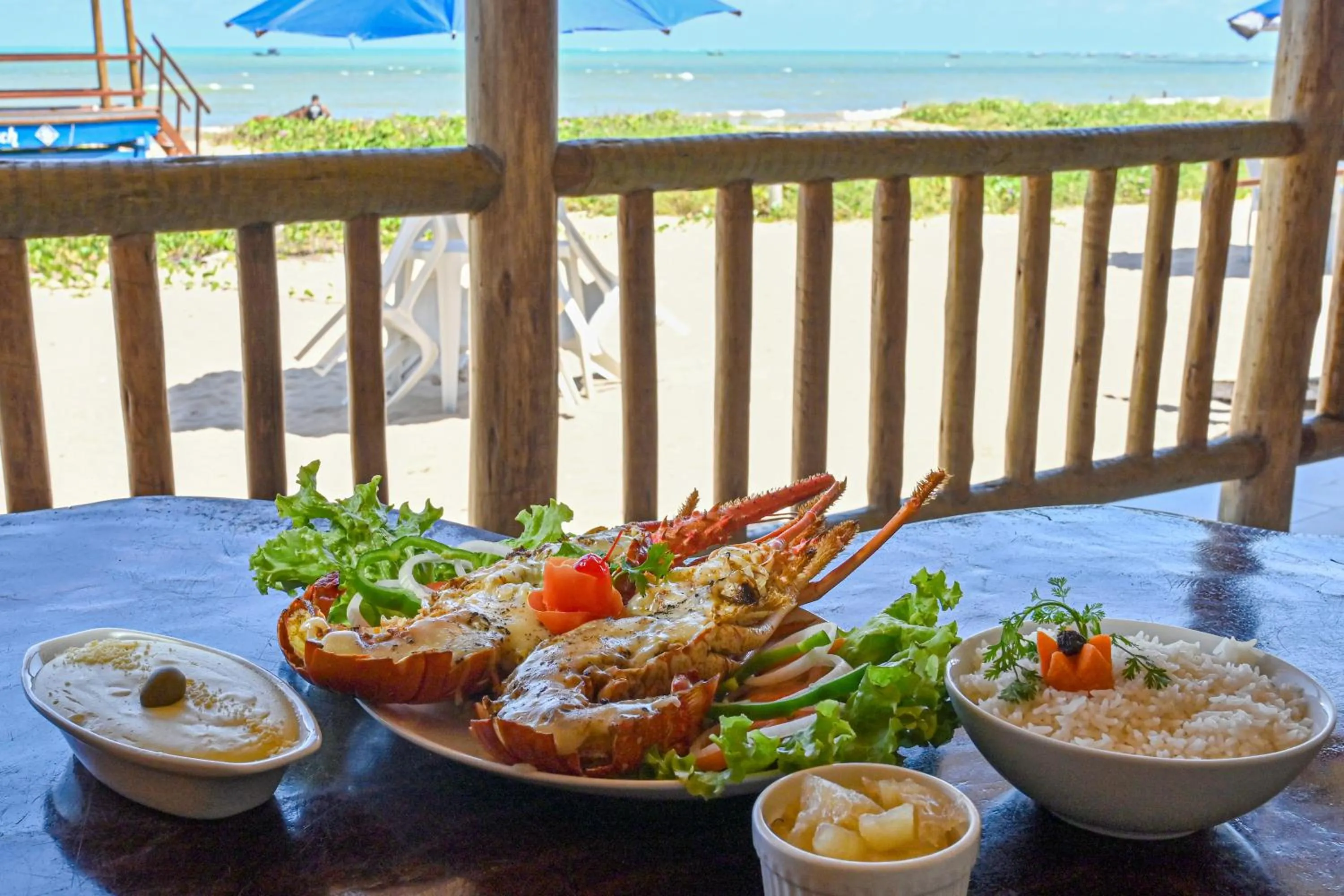 Restaurant/places to eat in Pousada Shalom Beach