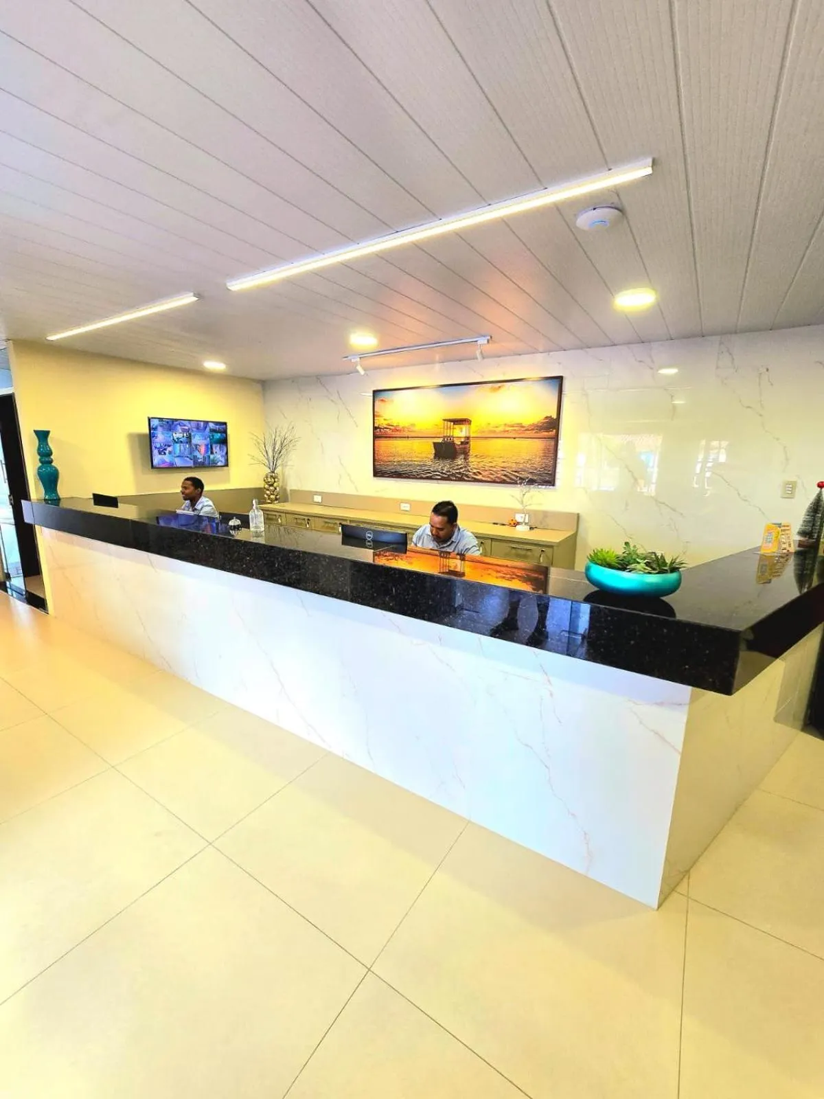 Lobby or reception in Pousada Shalom Beach
