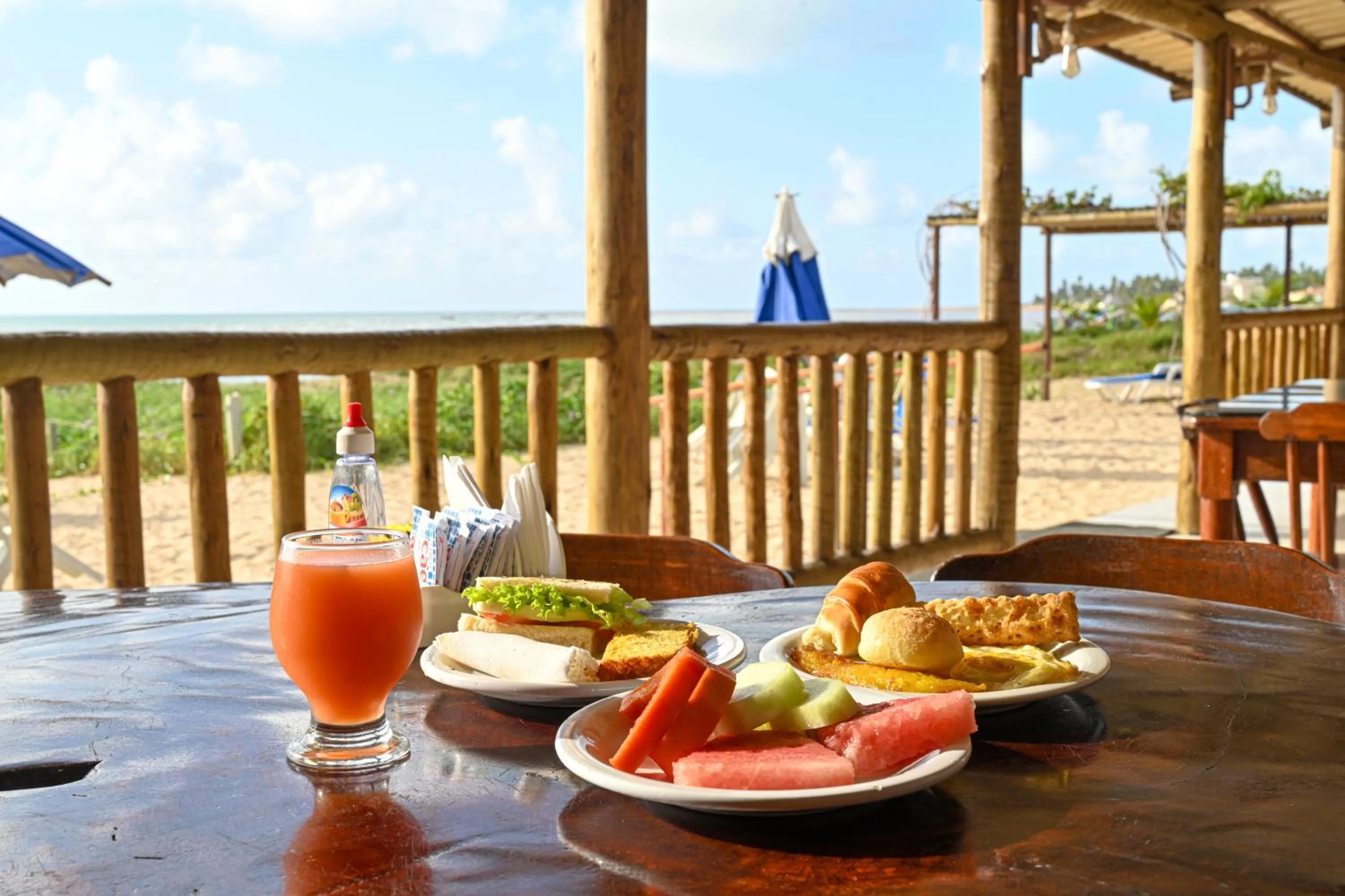 Breakfast in Pousada Shalom Beach