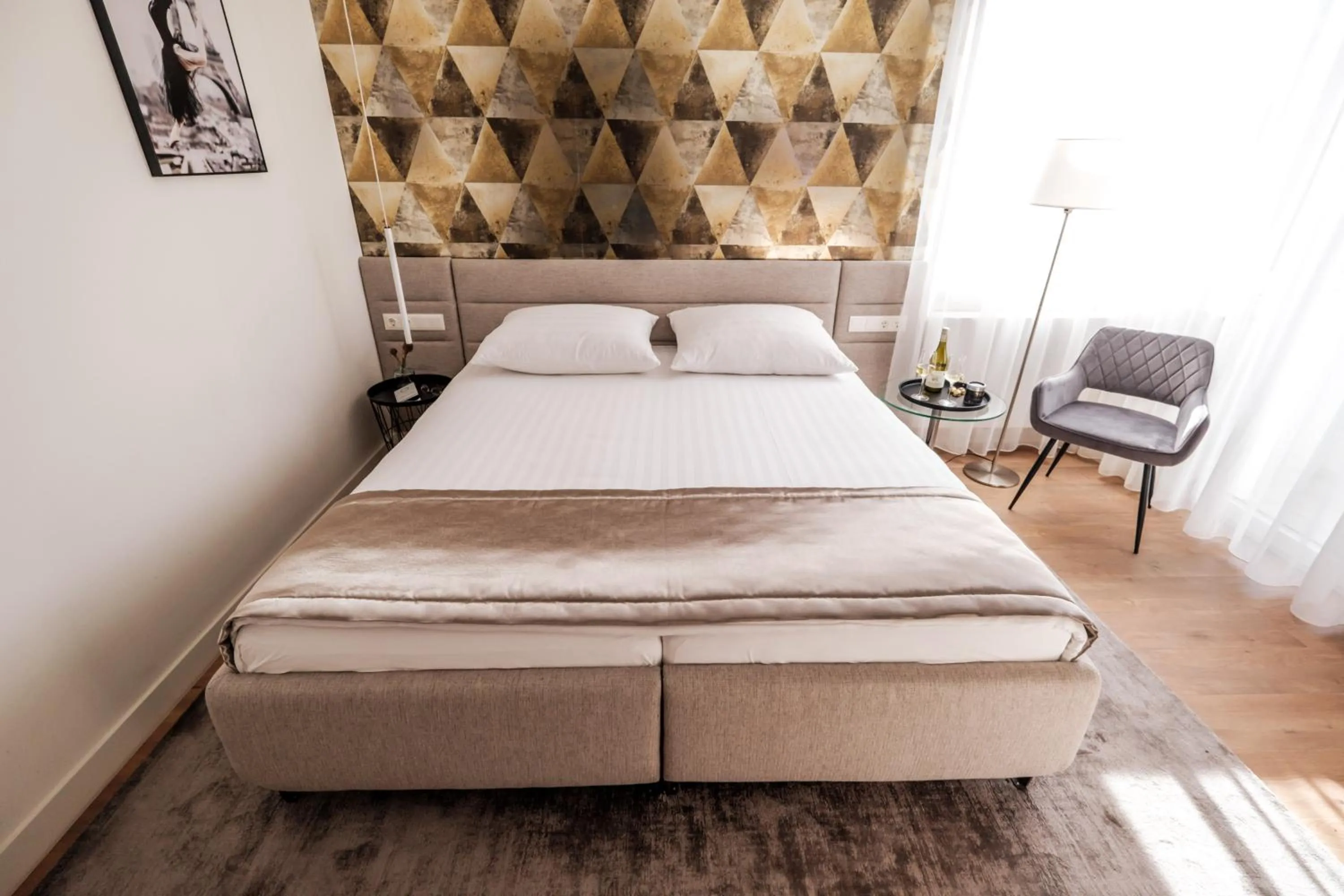 Bed in Adele Apartments