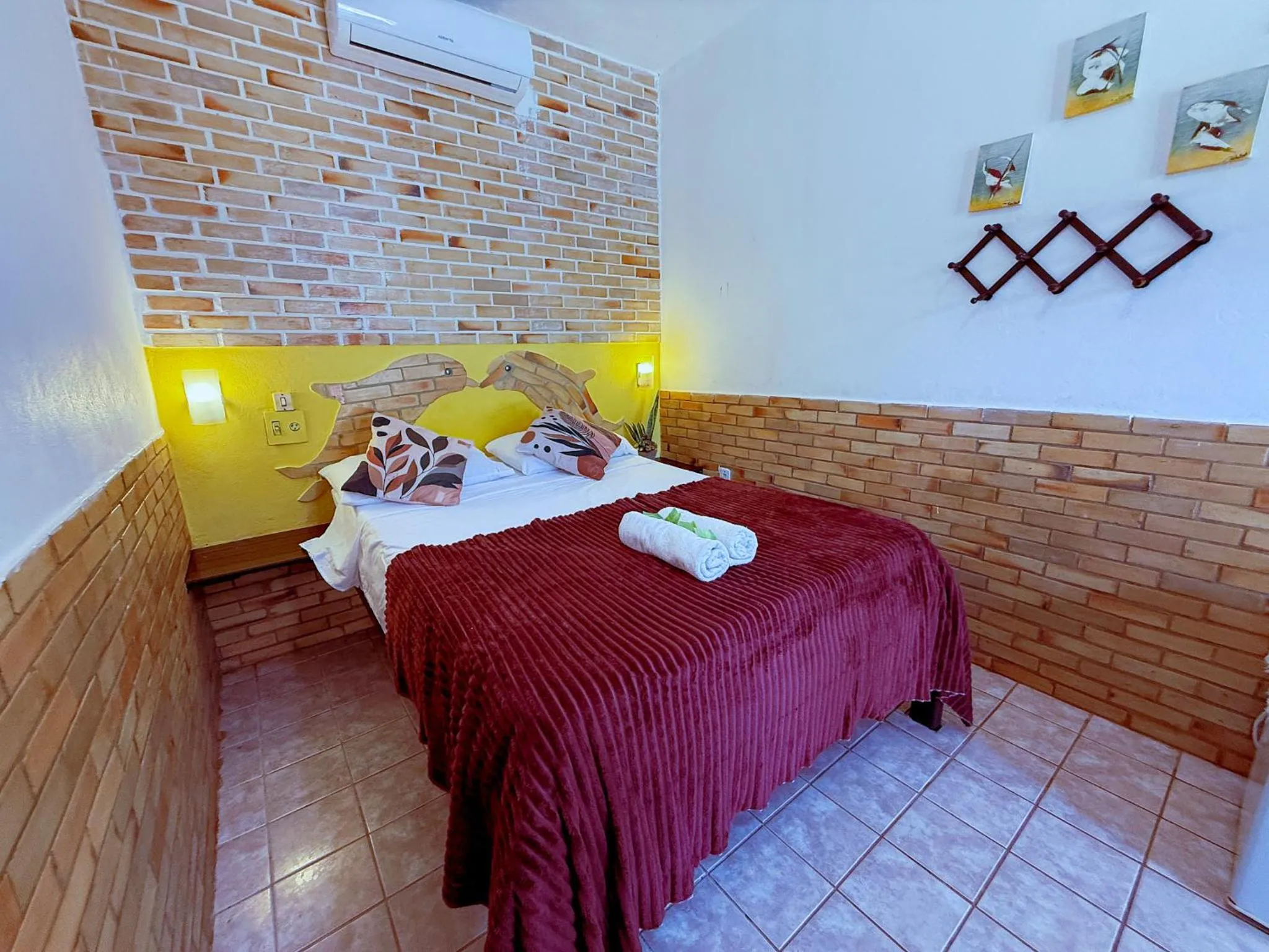 Bed in Pousada Praia do Amor Pipa