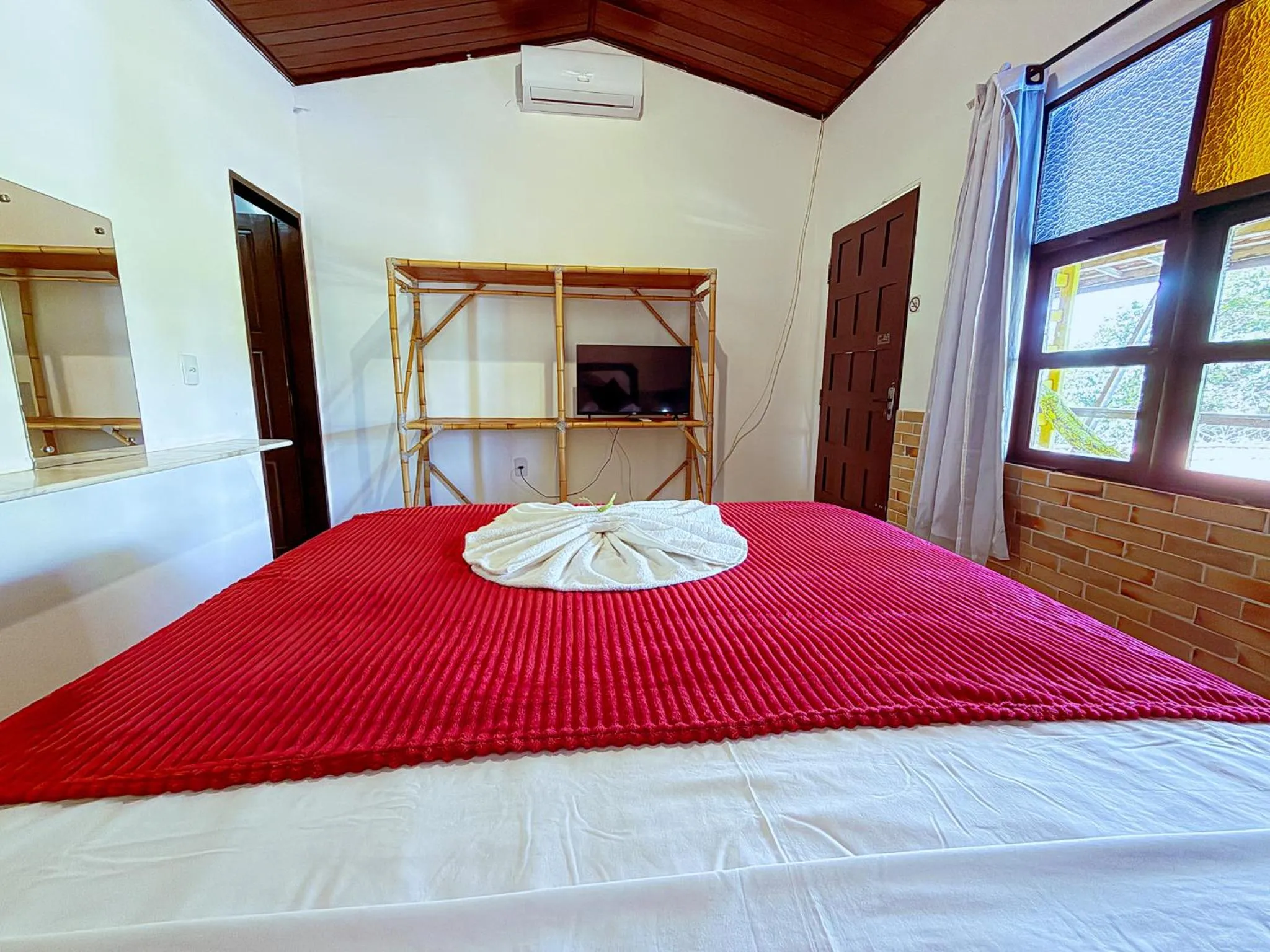 Bed in Pousada Praia do Amor Pipa