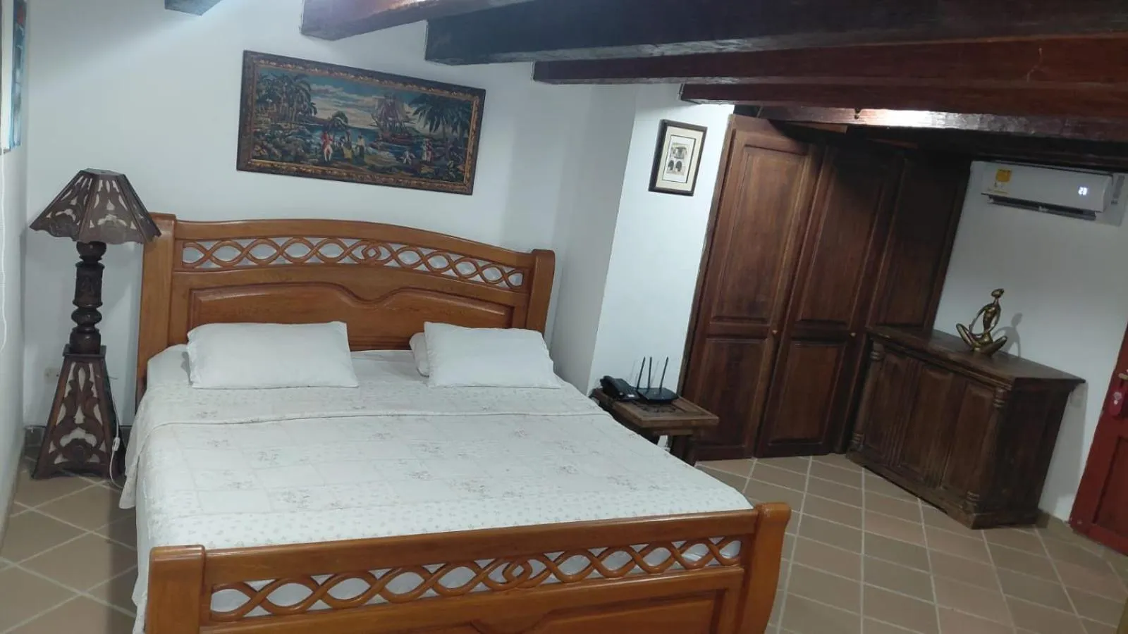 Bed in Casa India Catalina