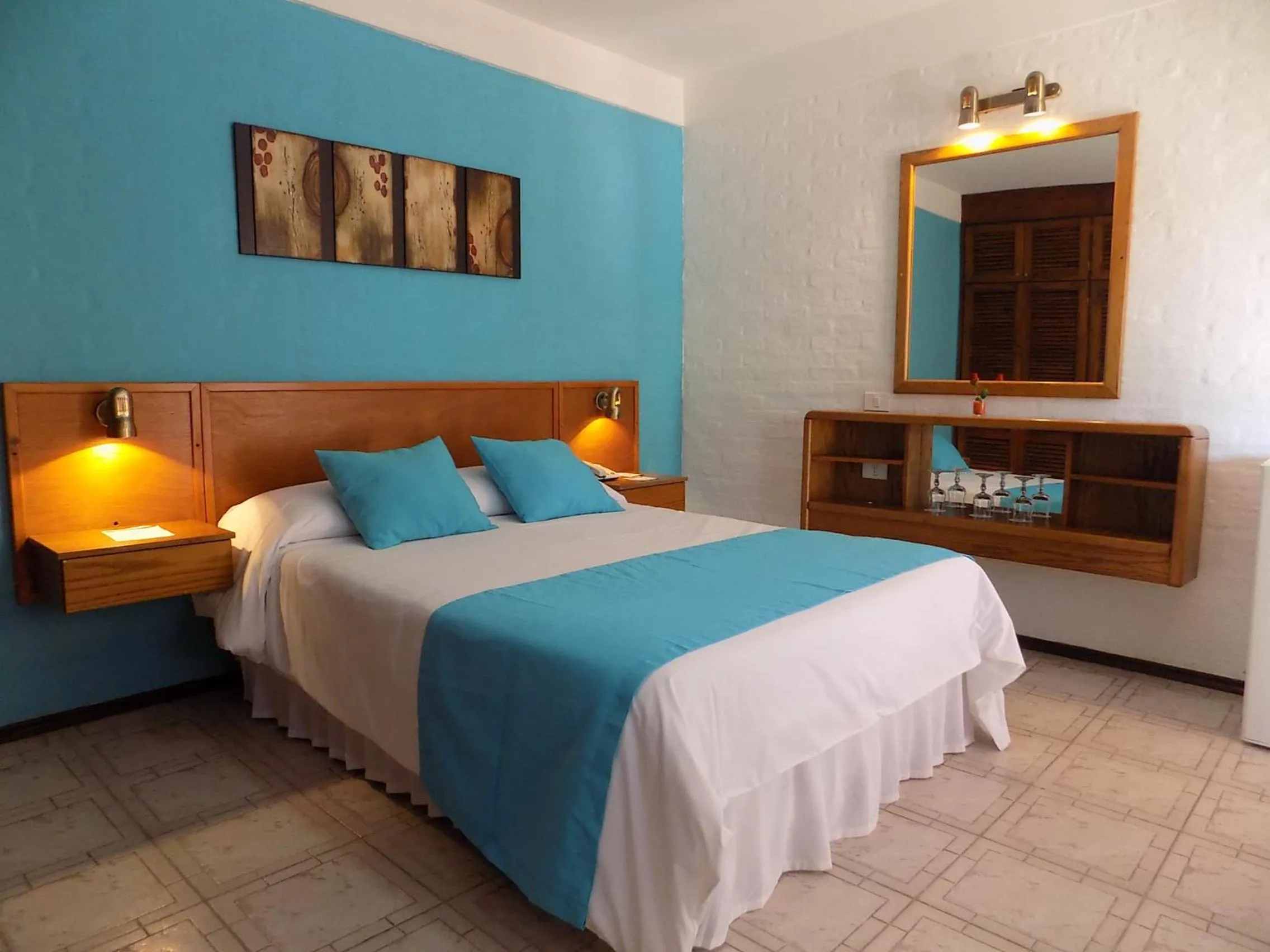 Bed in Hotel Concorde