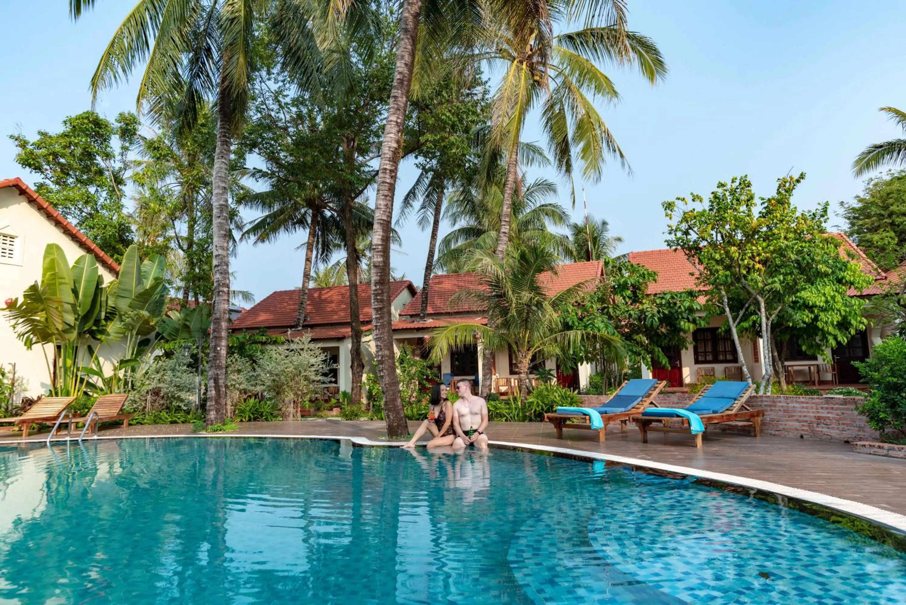 Swimming pool in Hula Hula Seafront Phu Quoc