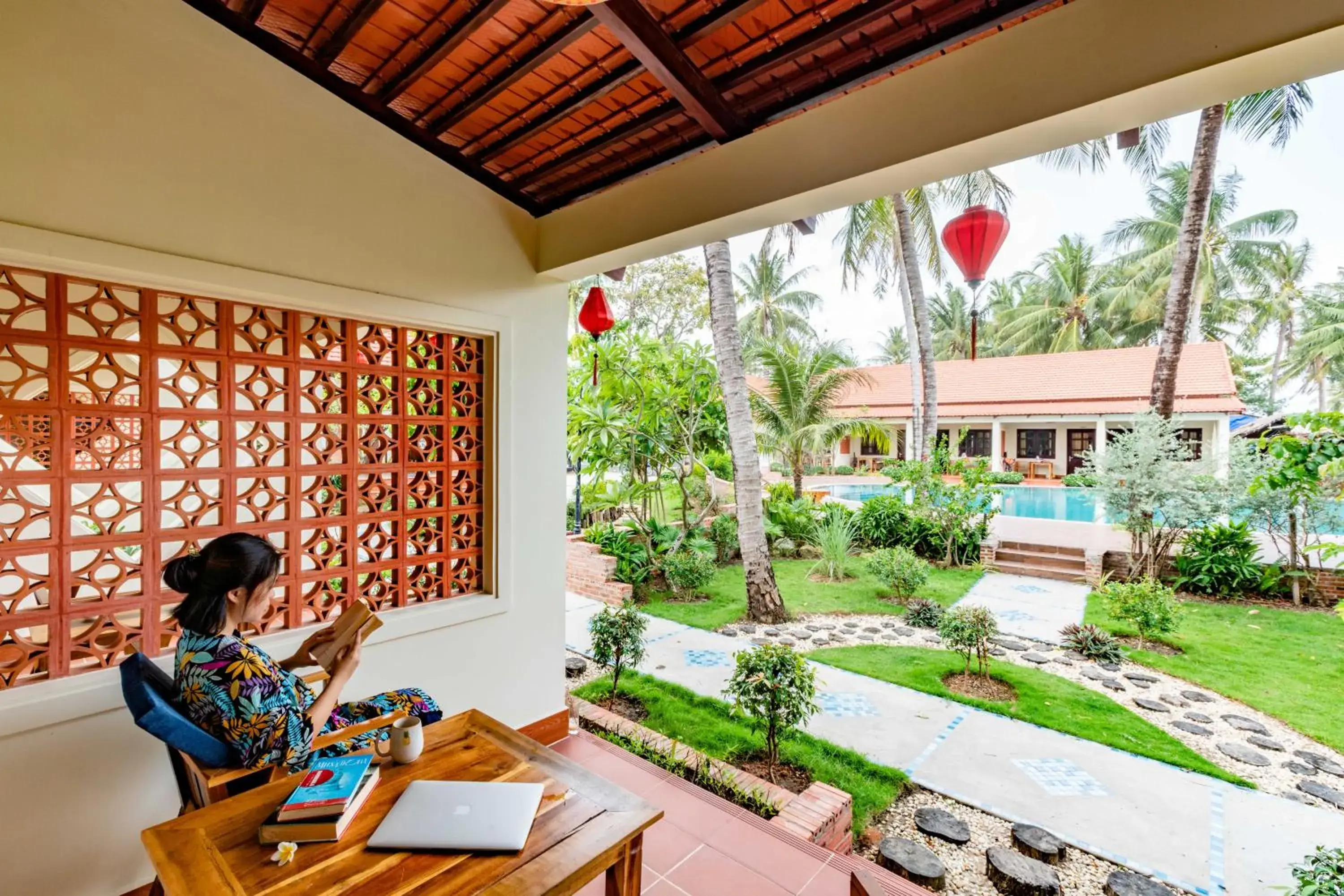 Twin Room with Pool View in Hula Hula Seafront Phu Quoc Twin Room with Pool View in Hula Hula Seafront Phu Quoc