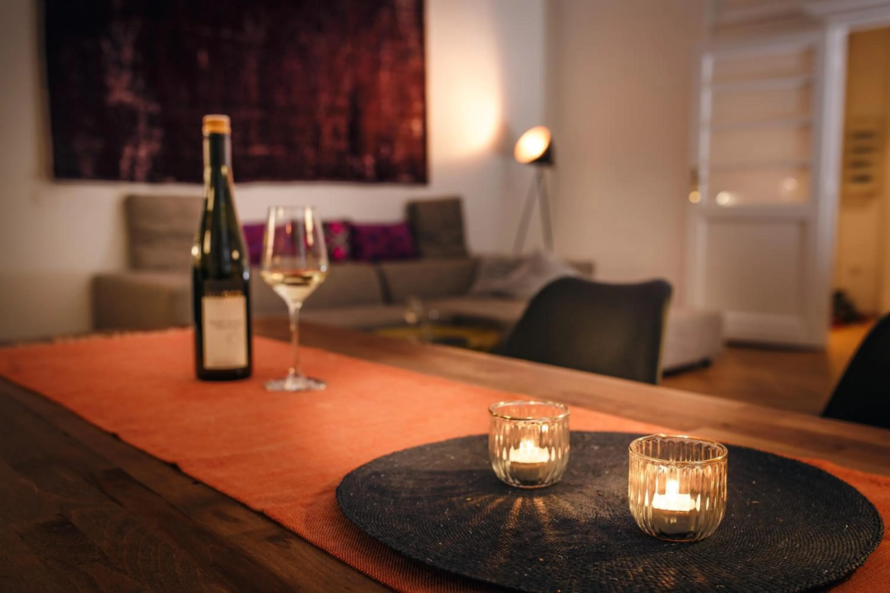 Living room in The Temple