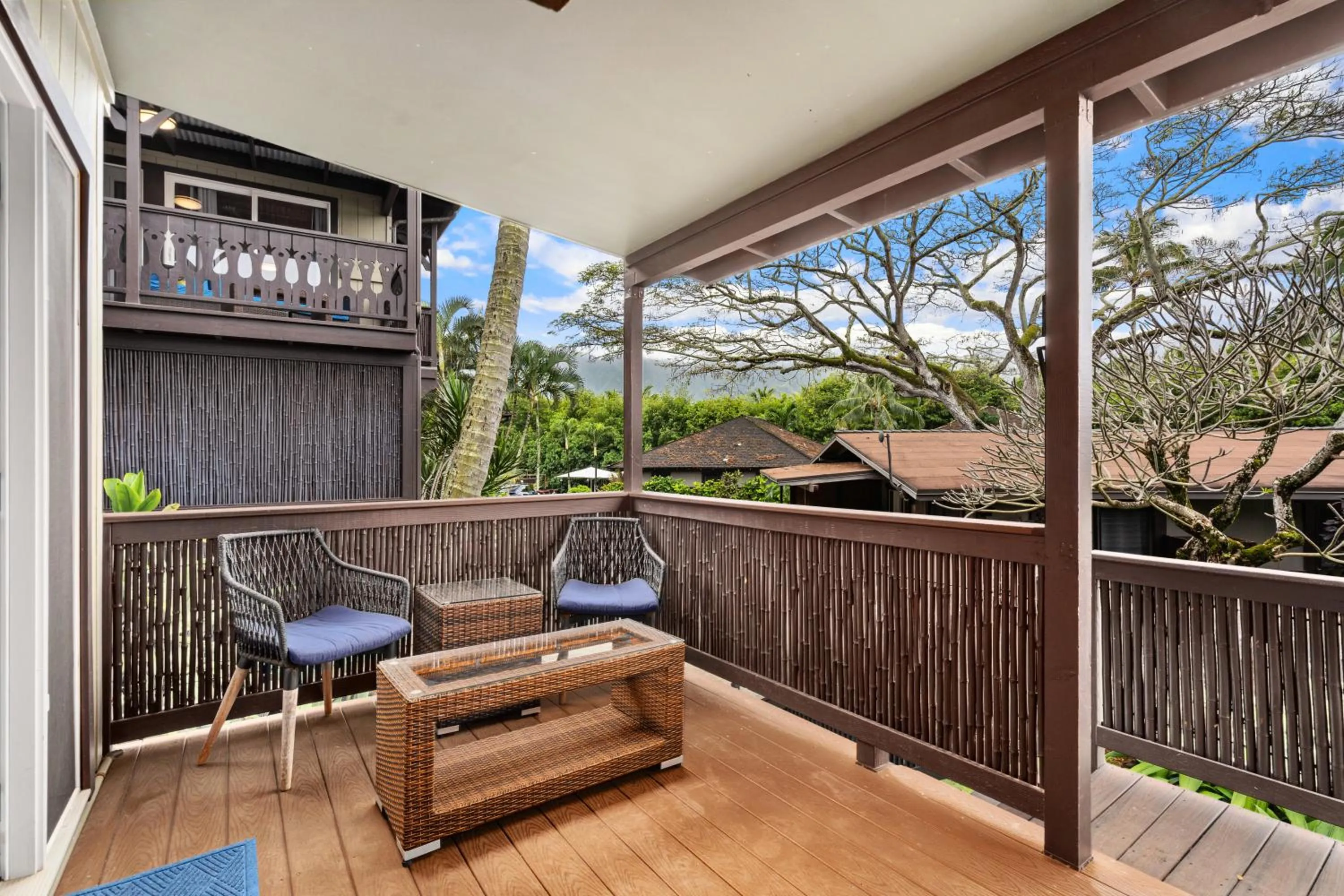 Patio in Paradise Bay Resort