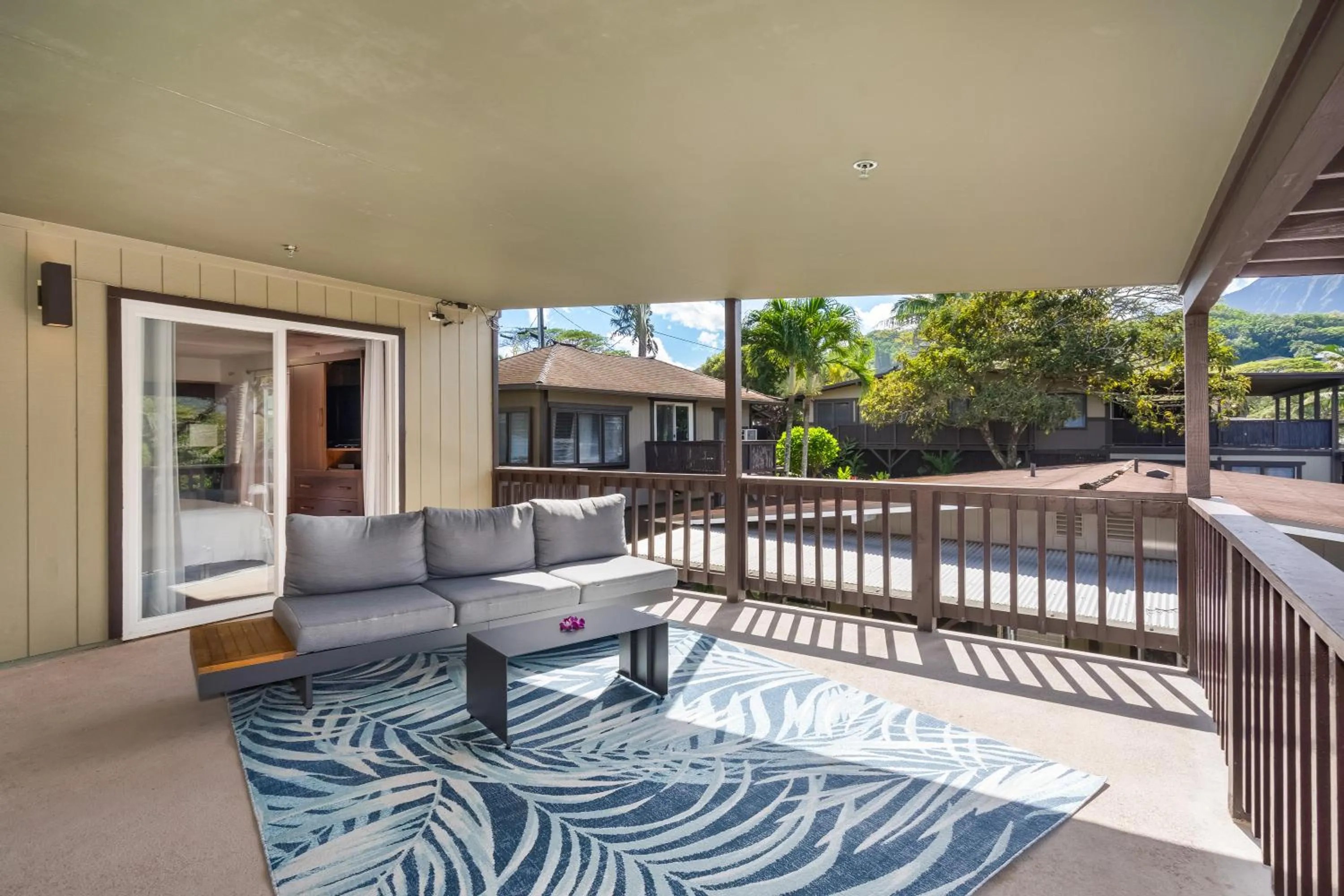Patio in Paradise Bay Resort