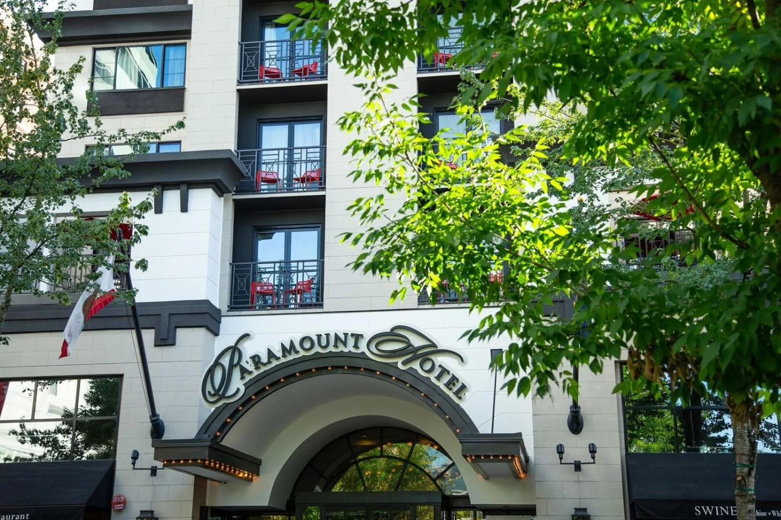 Property building in The Paramount Hotel Portland