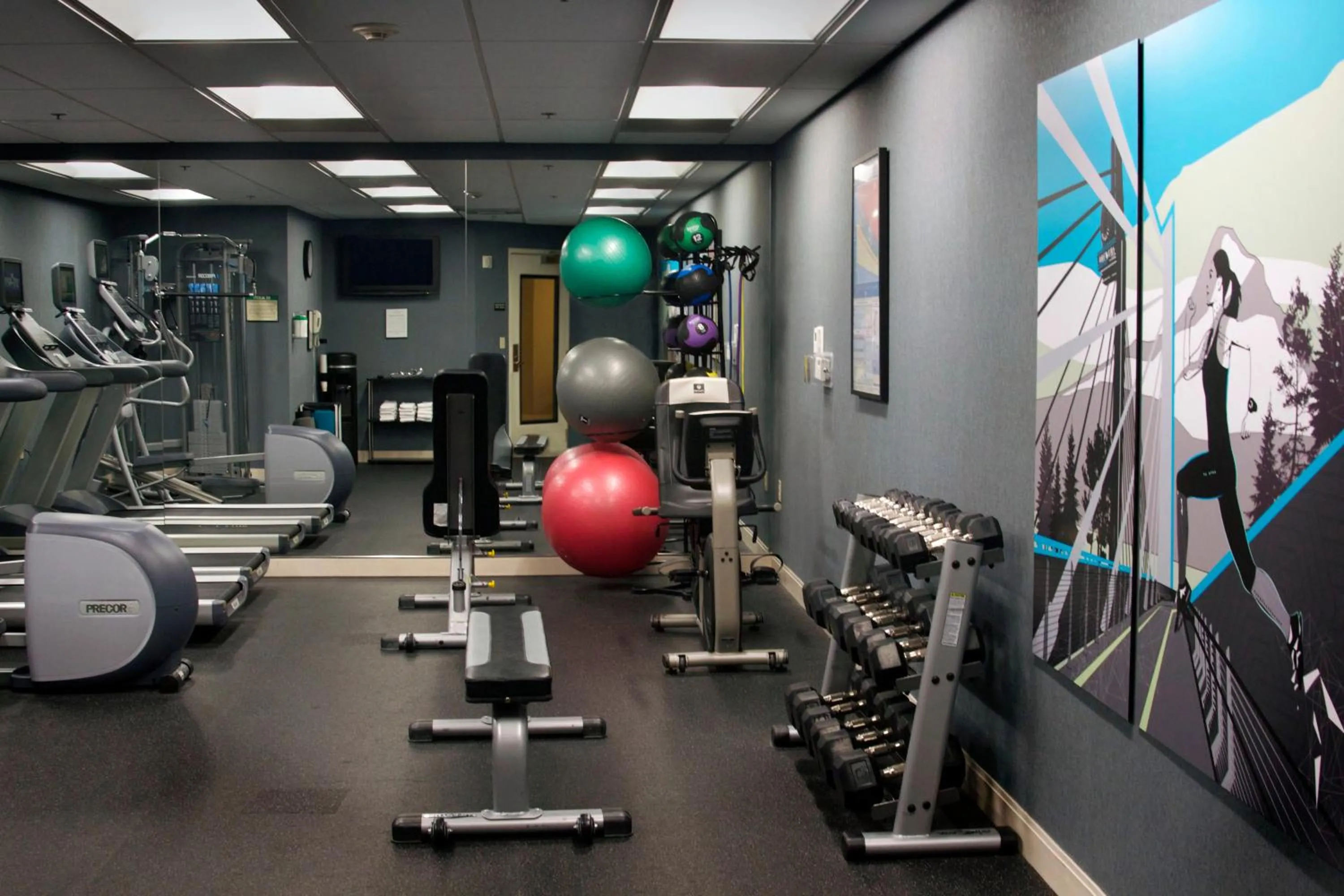 Fitness centre/facilities in The Paramount Hotel Portland
