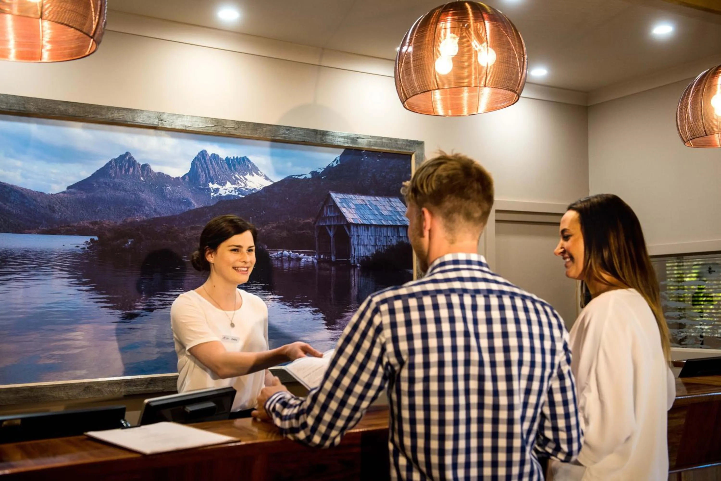 Lobby or reception in Cradle Mountain Hotel