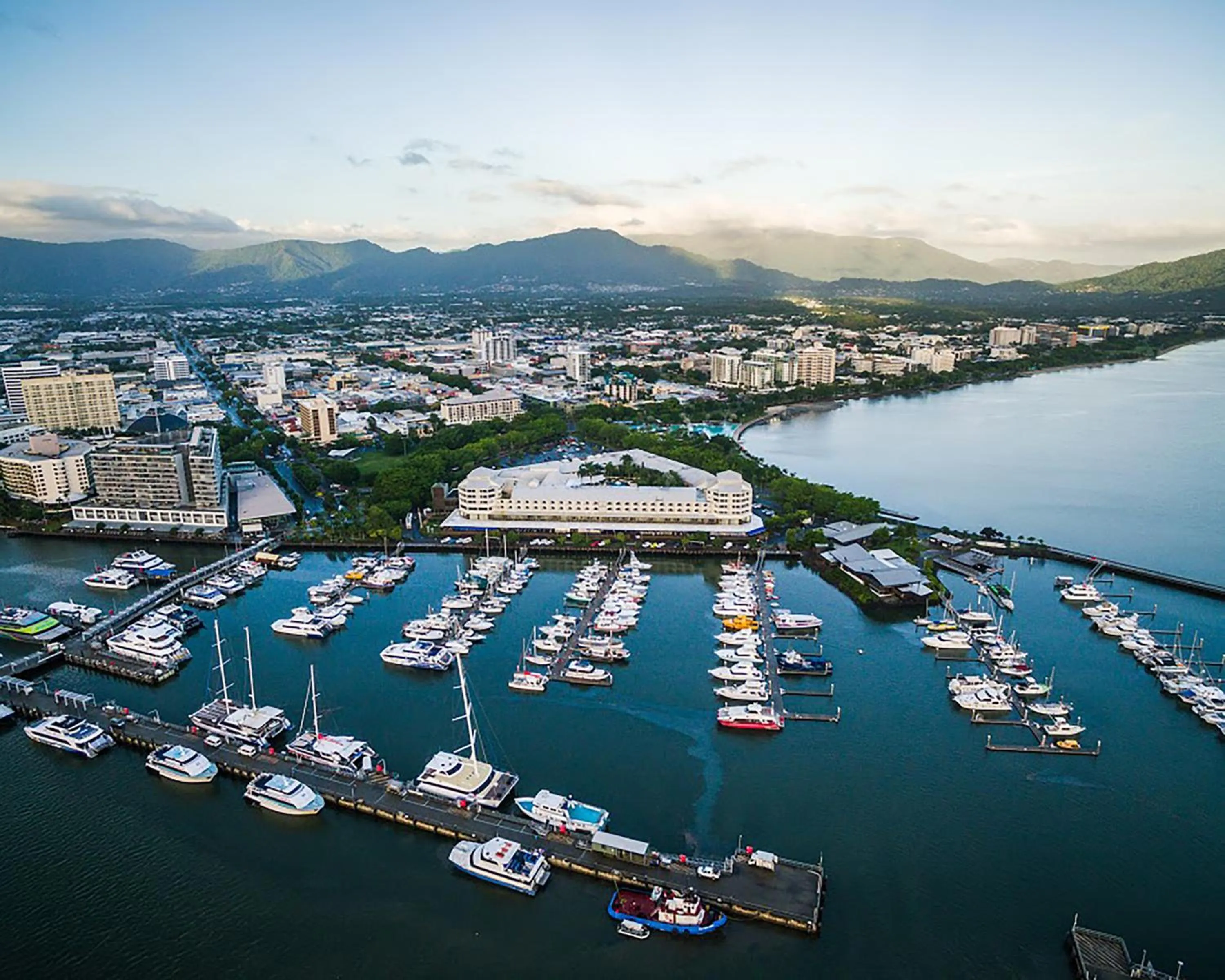Bird's eye view in Shangri-La The Marina, Cairns