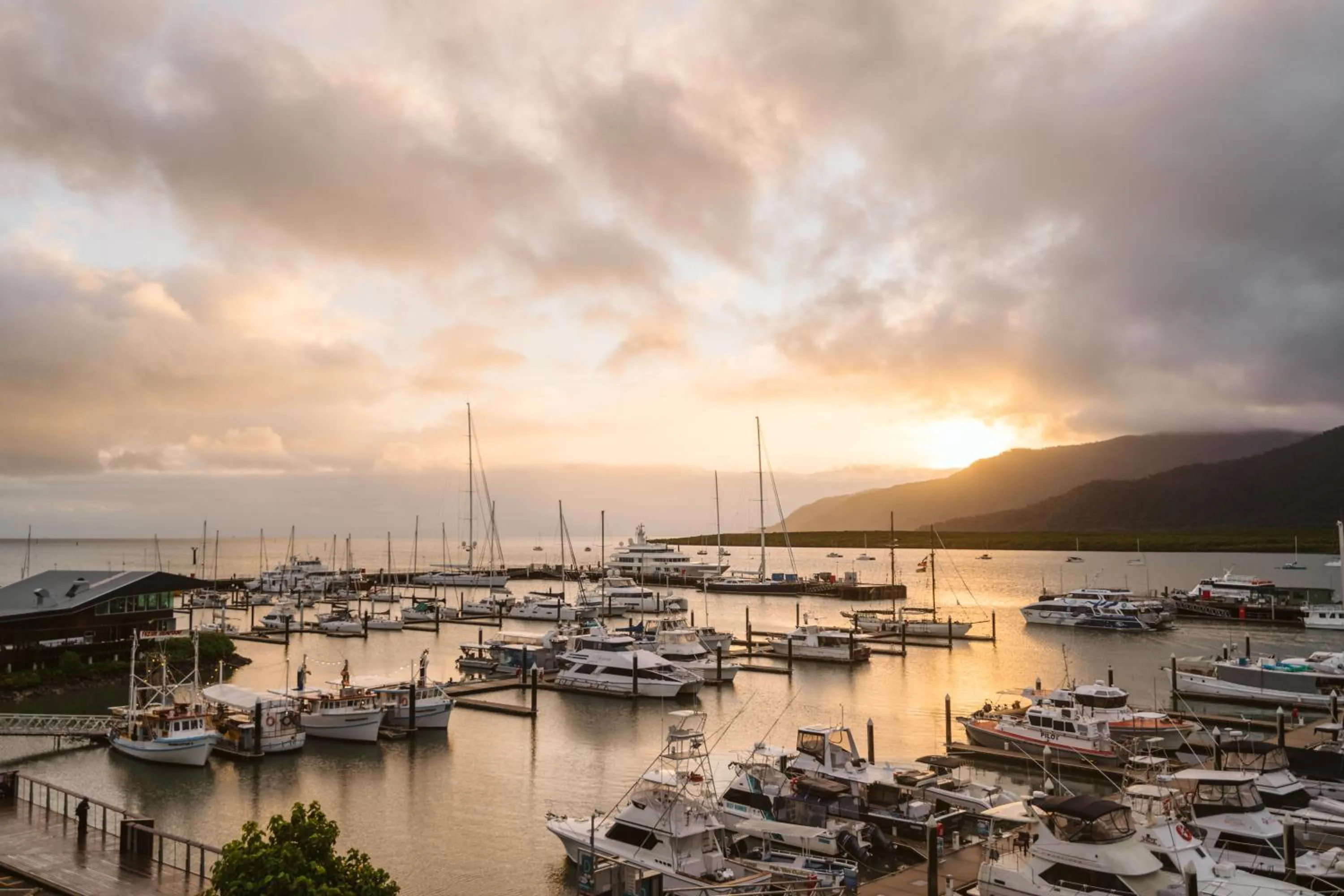 View (from property/room) in Shangri-La The Marina, Cairns