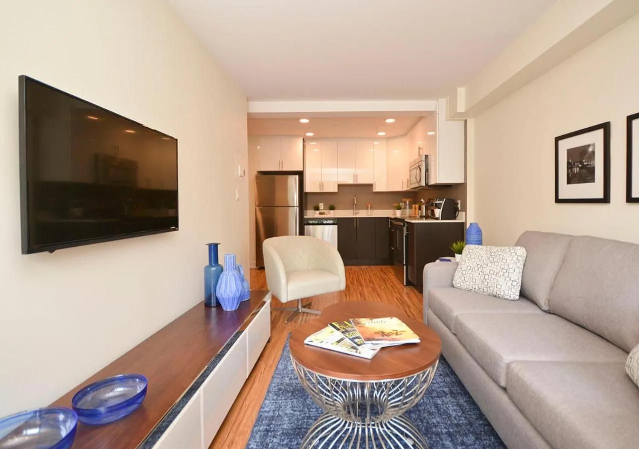 Living room in LIV Extended Stay