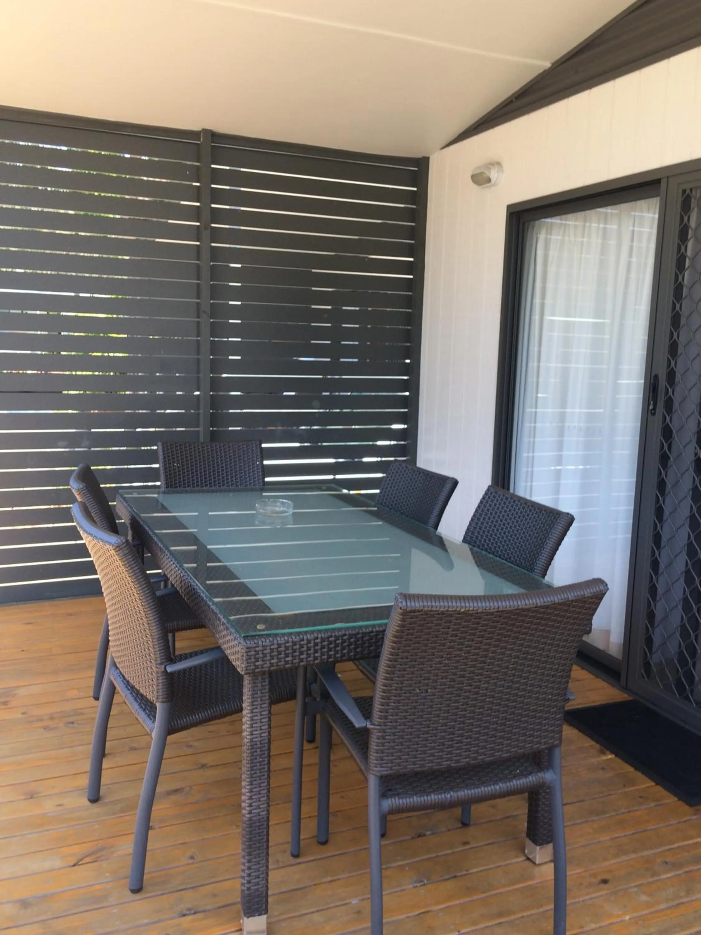 Patio in Lorikeet Holiday Park