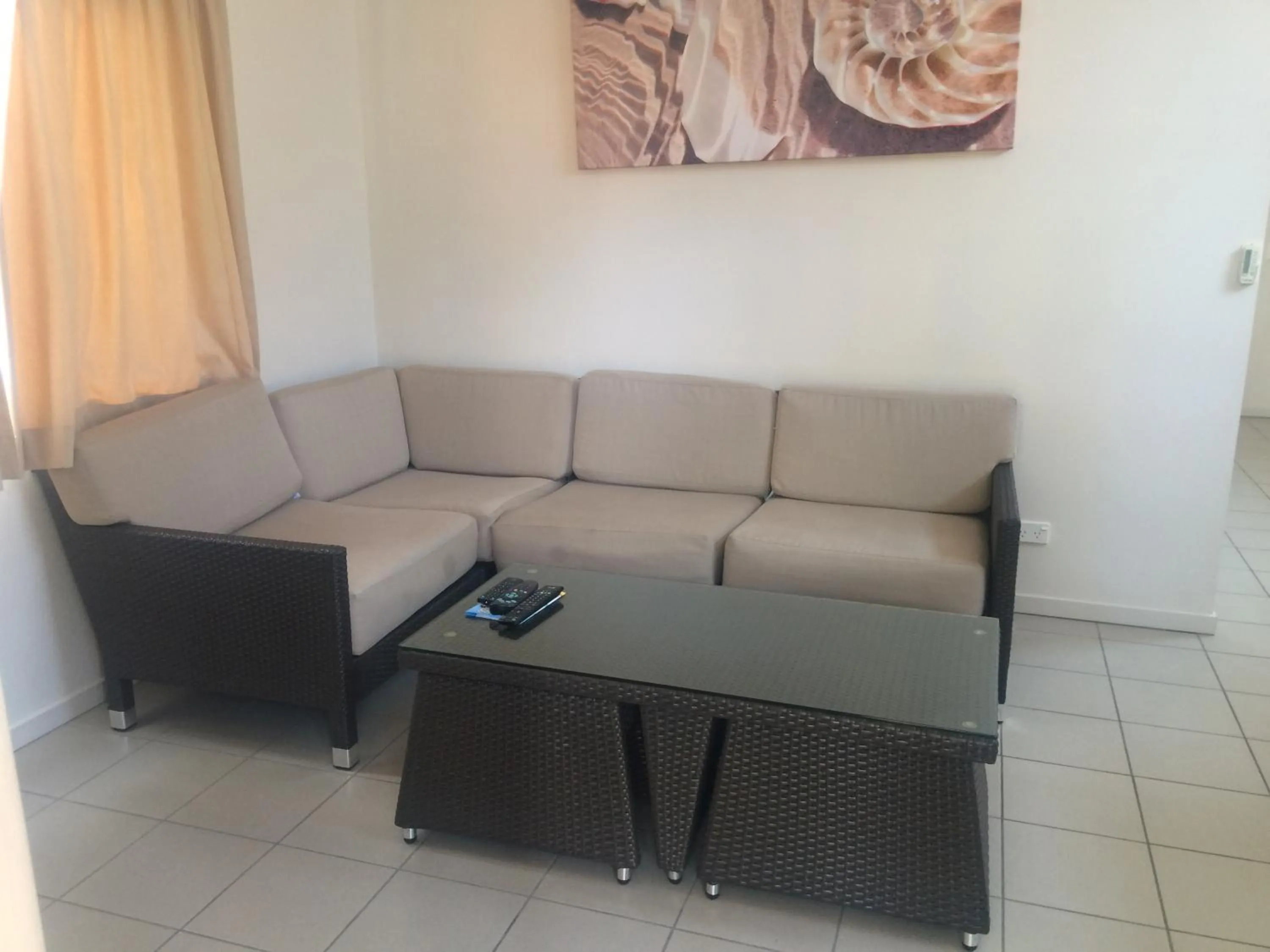 Living room in Lorikeet Holiday Park