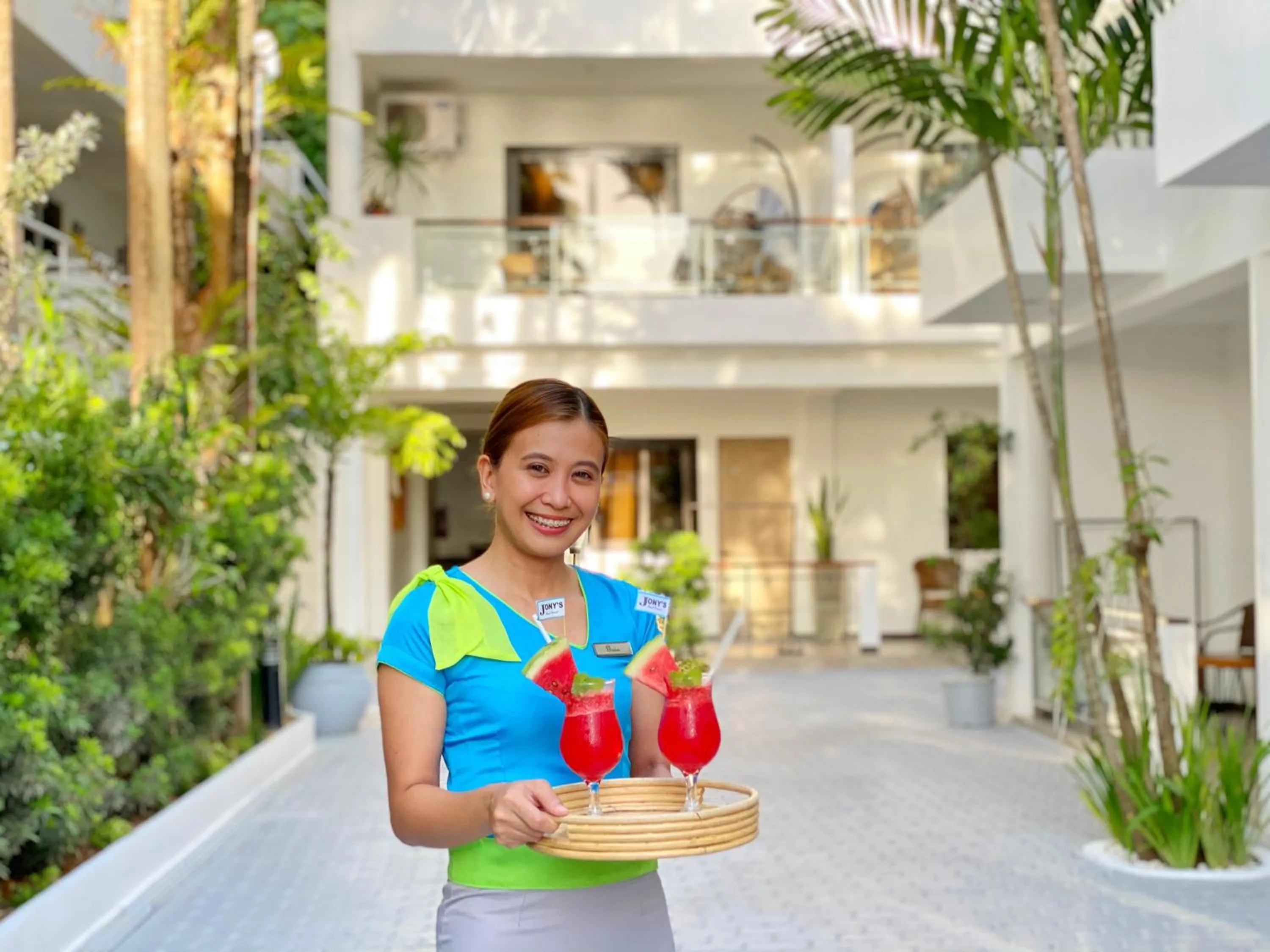 Staff in Jony's Beach Resort