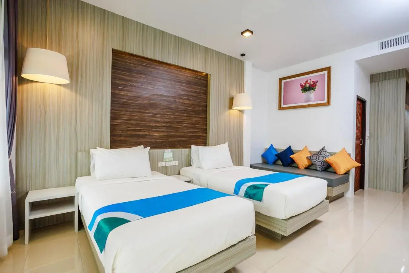 Deluxe Twin Room with Balcony in Ao Nang Baan Suan Resort Deluxe Twin Room with Balcony in Ao Nang Baan Suan Resort