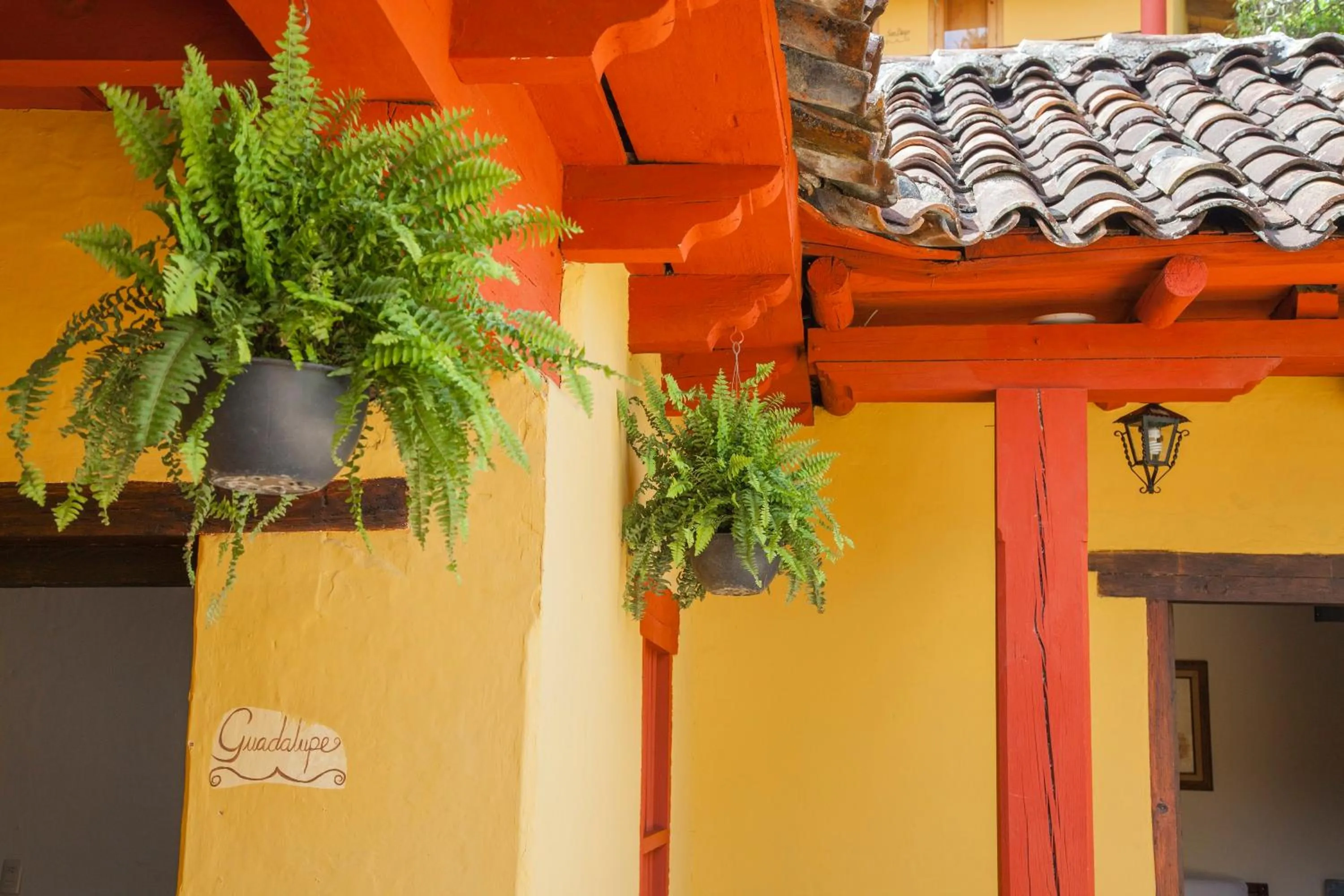 Decorative detail in Hotel Adobe y Teja