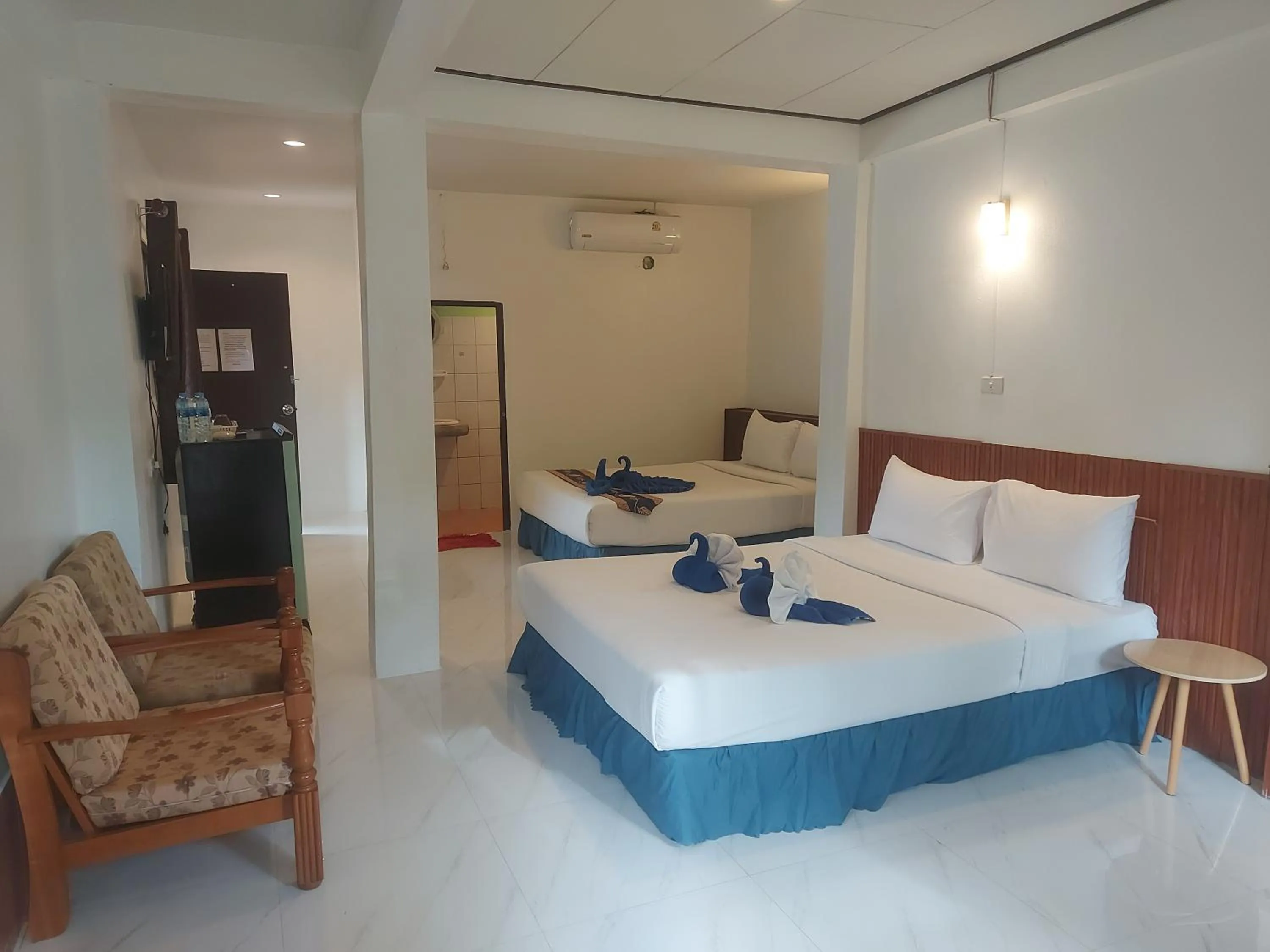 Bed in Blue Andaman Lanta Resort