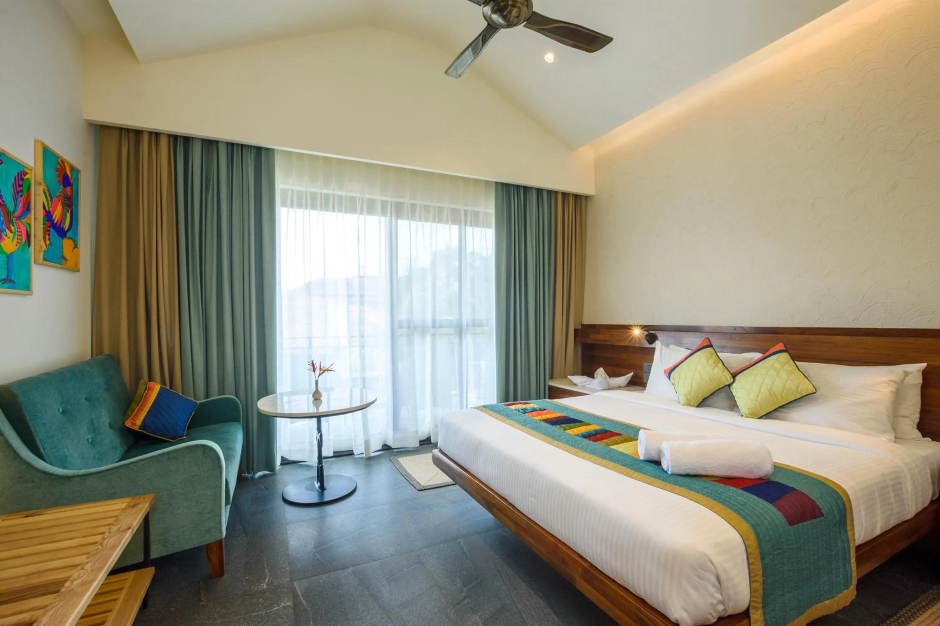 Balcony/Terrace, Bed in Beleza By The Beach