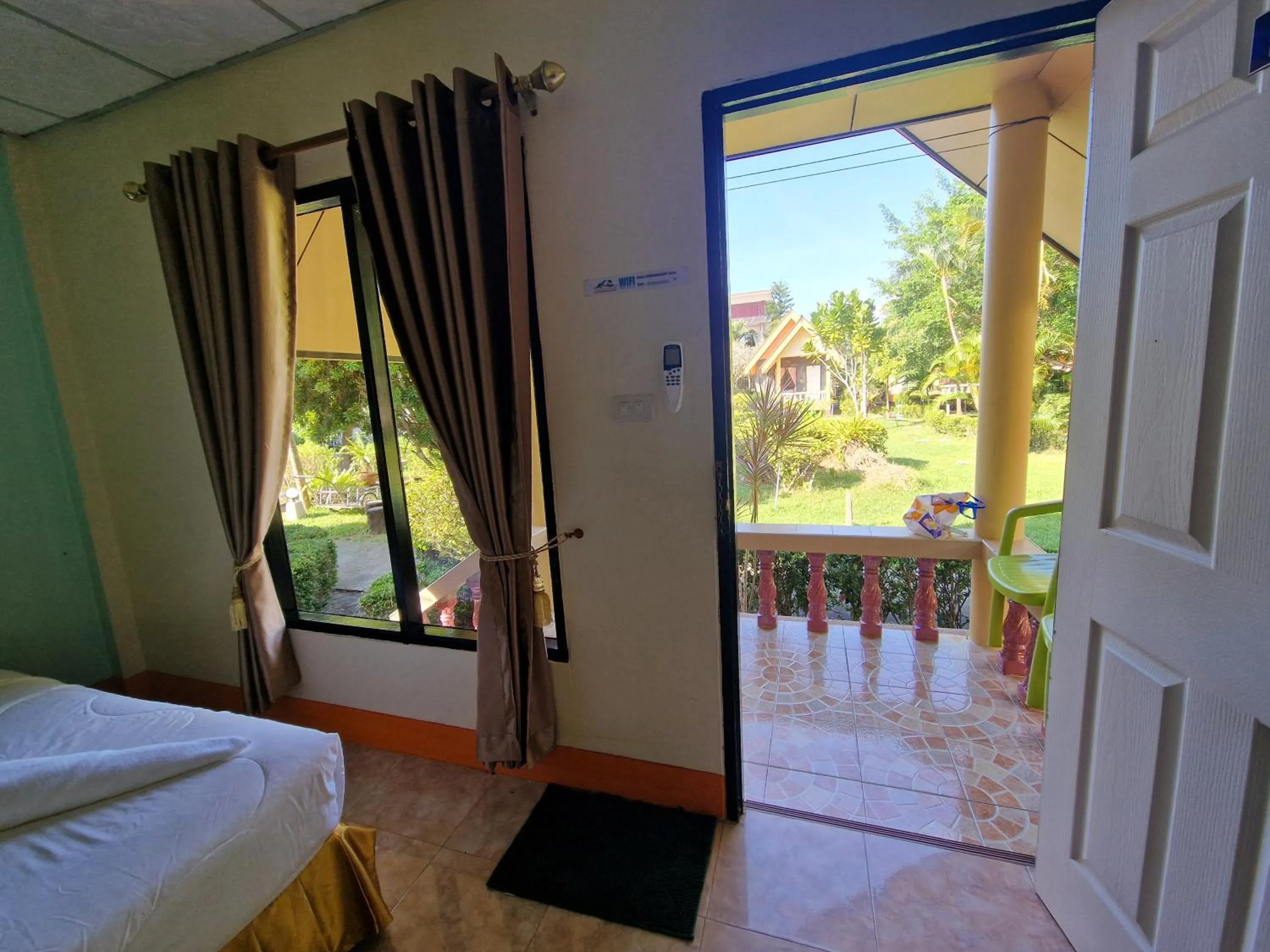 Bed in Rim Khao Resort