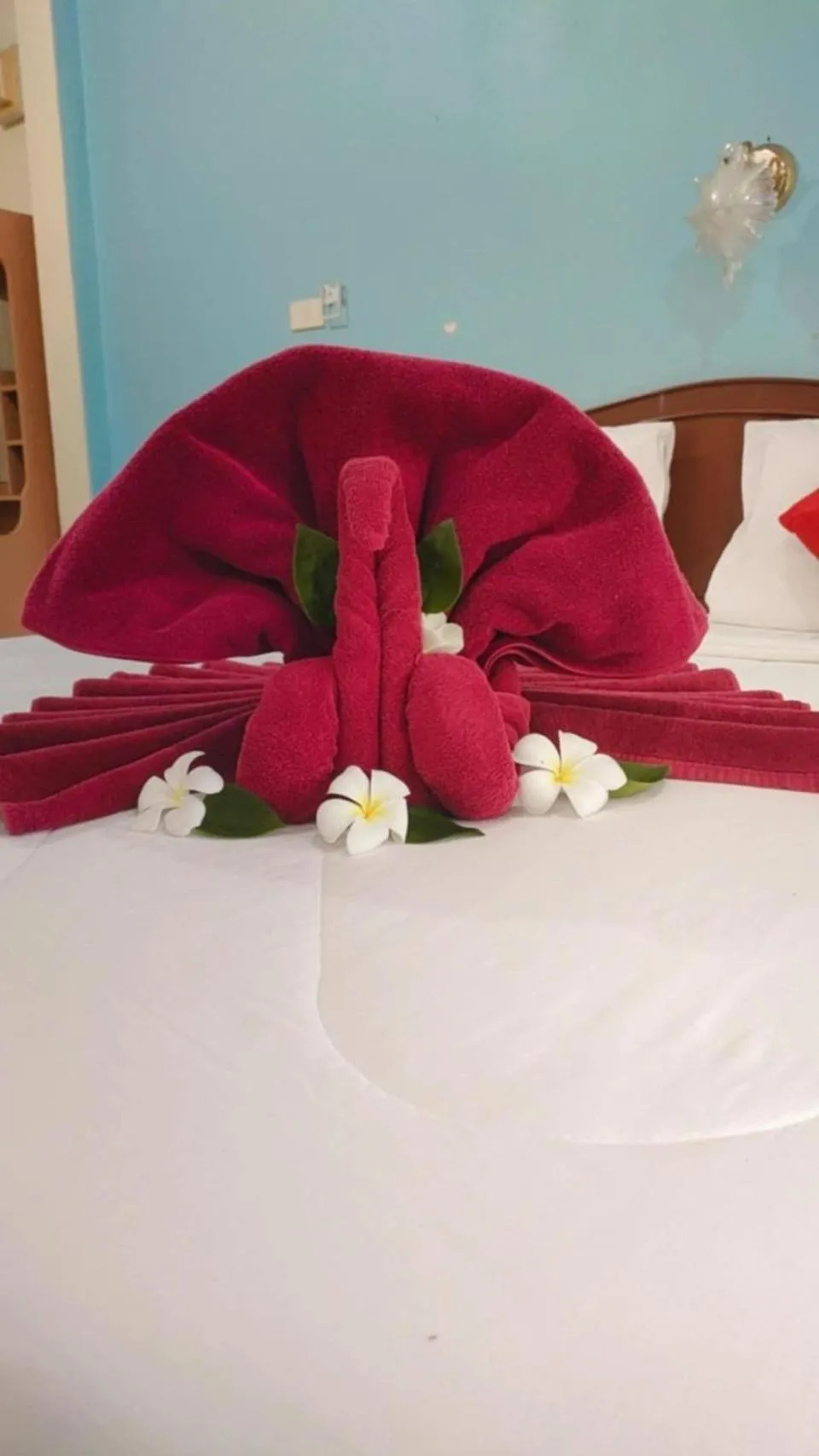 Bed in Rim Khao Resort