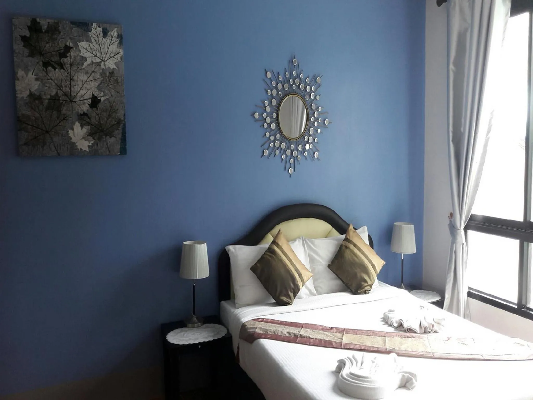 Bed in Rim Khao Resort