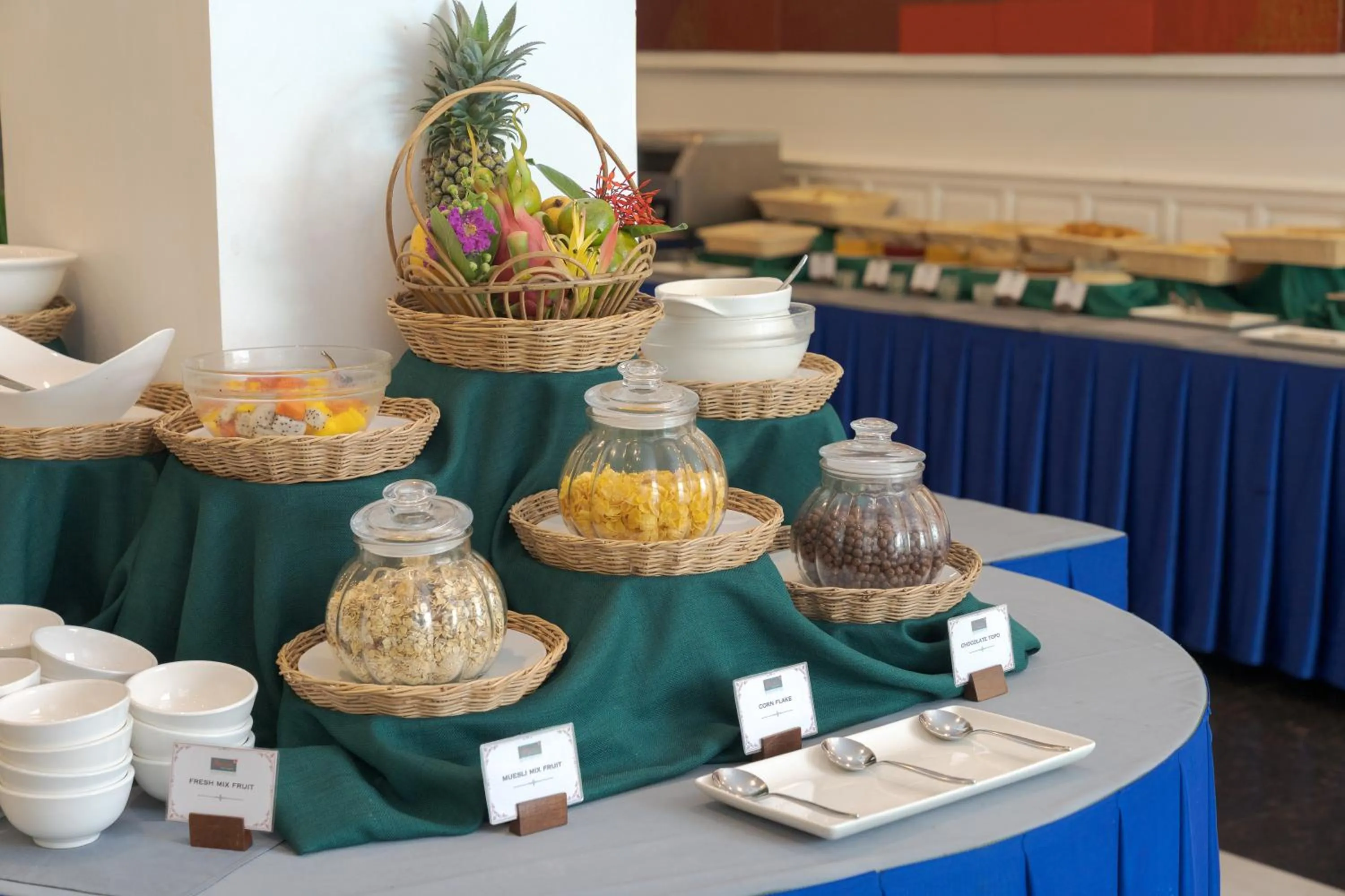 Buffet breakfast in Memoire Siem Reap Hotel