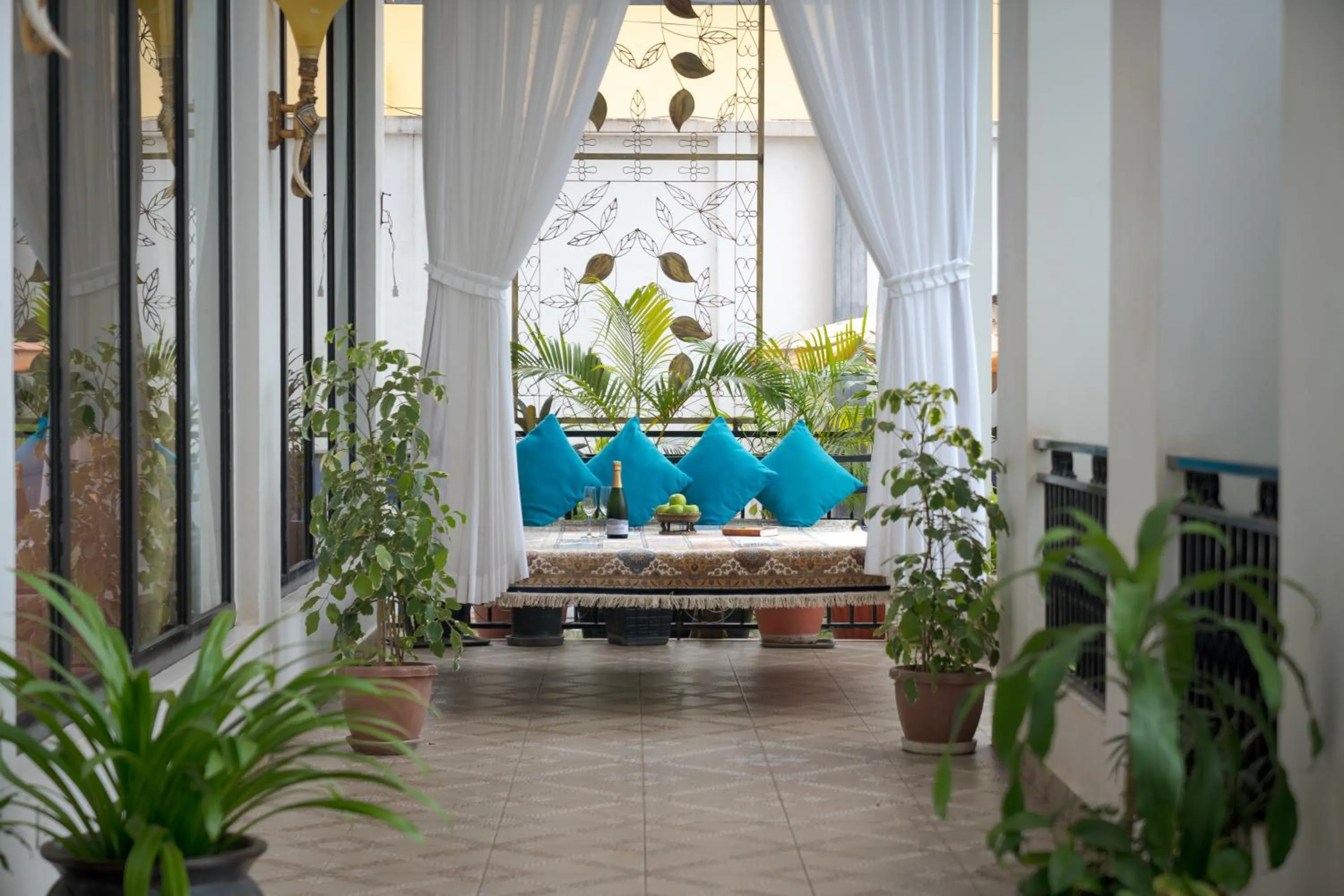 Seating area in Memoire Siem Reap Hotel