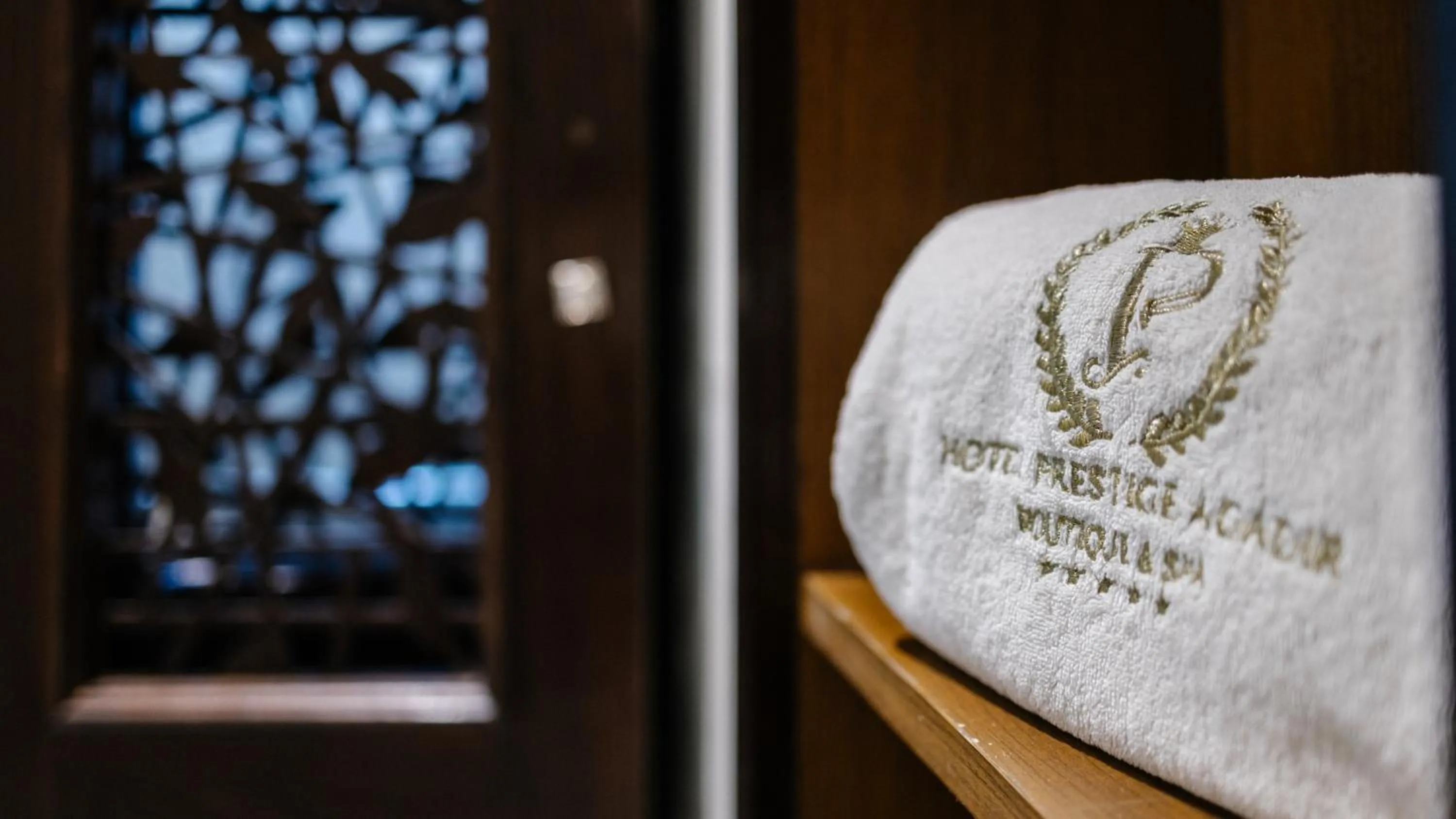 Logo/Certificate/Sign in Hotel Prestige Agadir