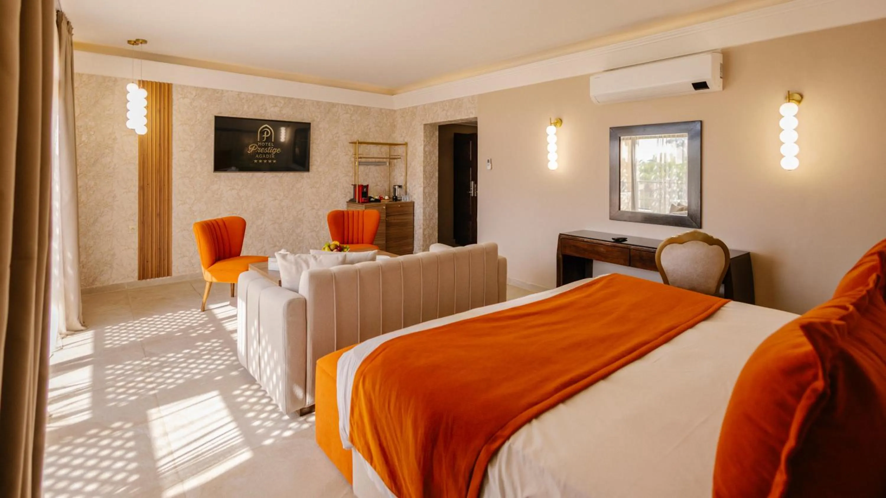 Bedroom, Bed in Hotel Prestige Agadir