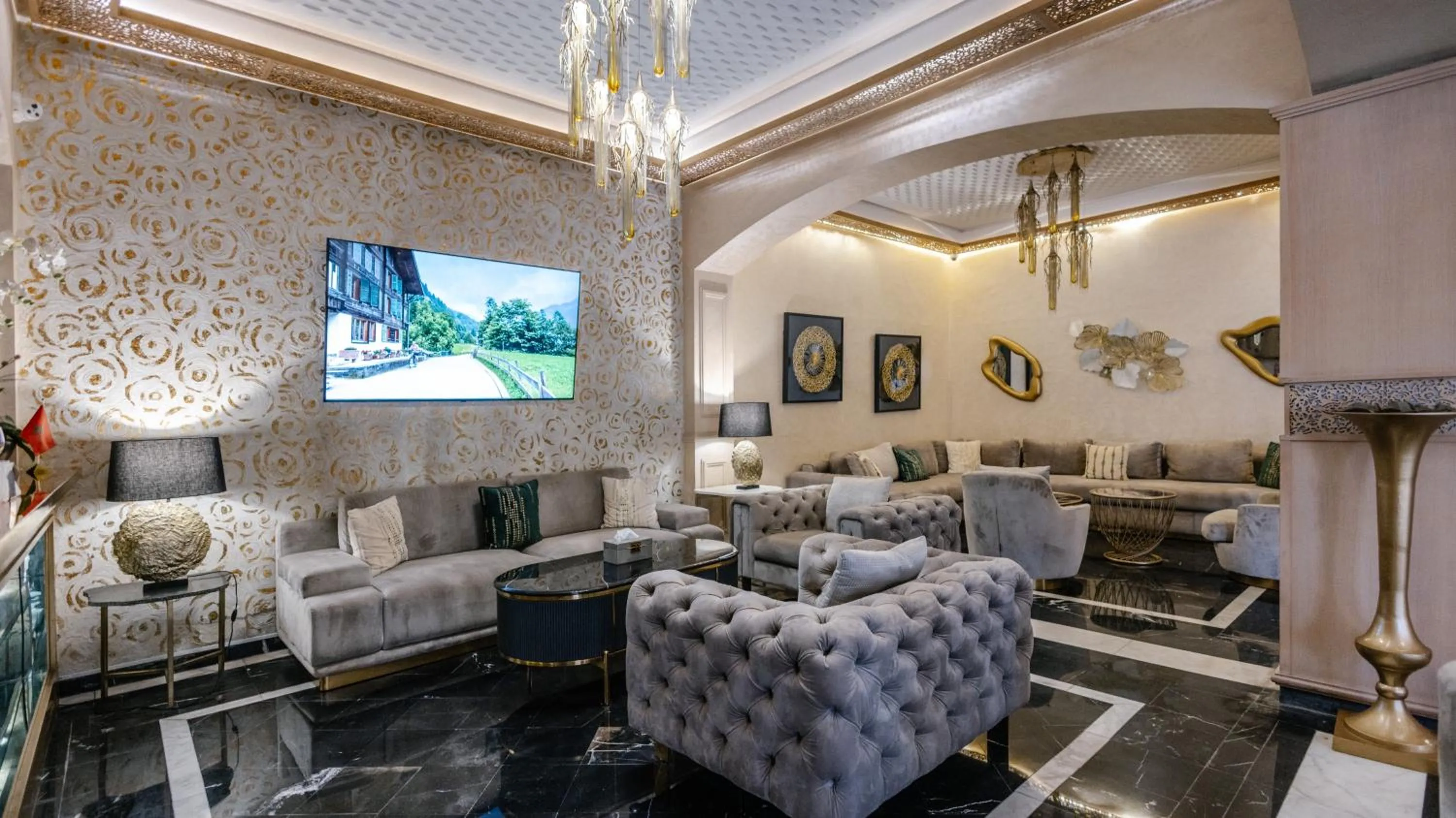 Lobby or reception in Hotel Prestige Agadir