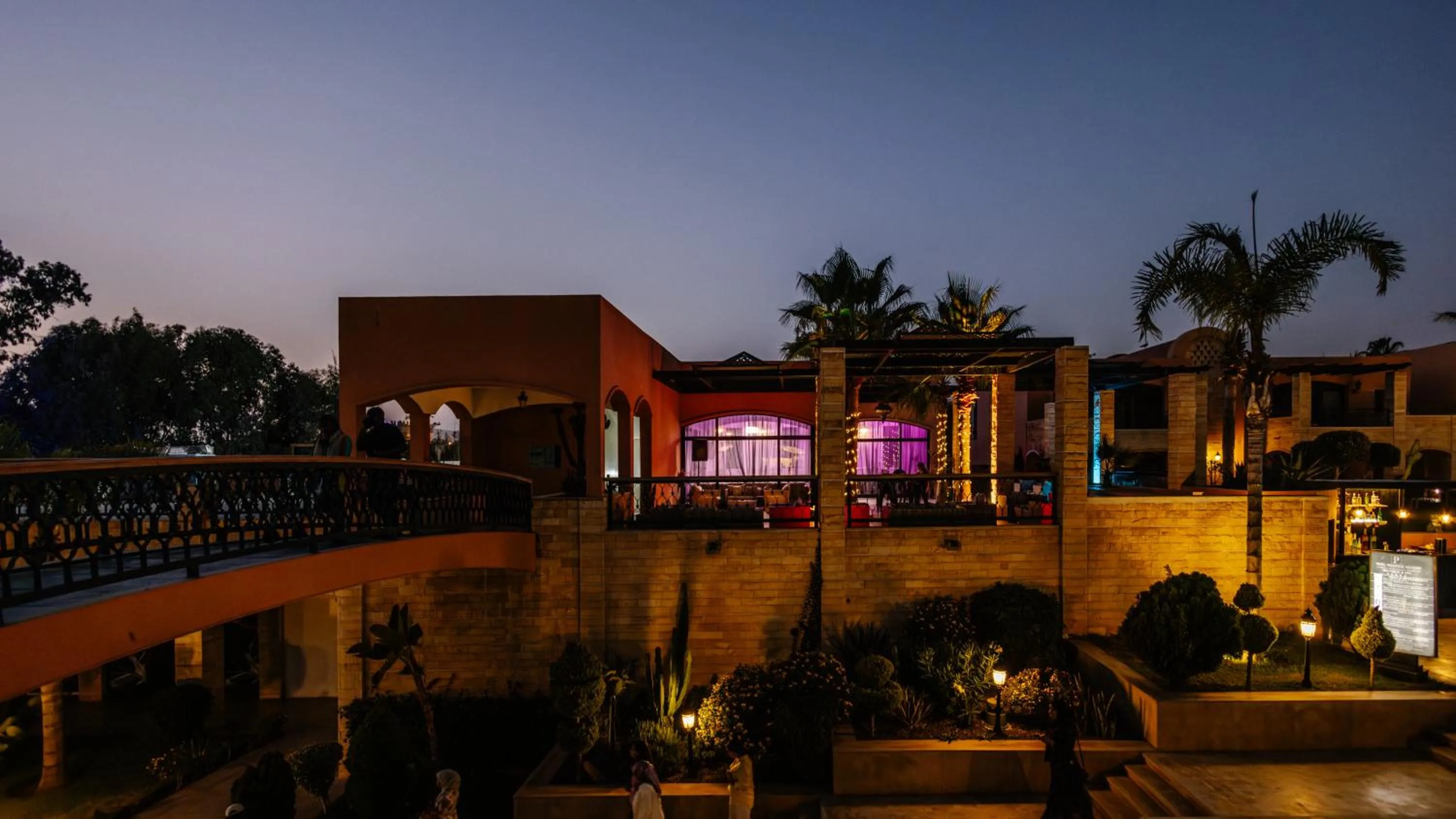 Patio in Hotel Prestige Agadir