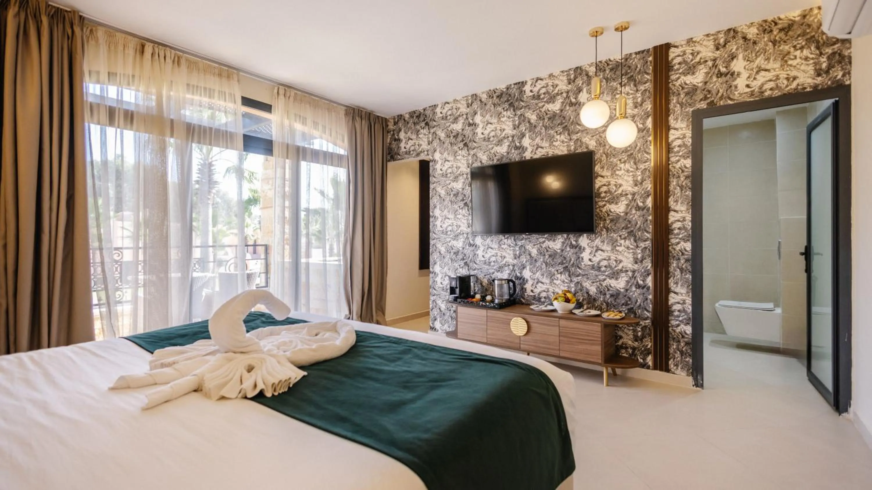 Bedroom, Bed in Hotel Prestige Agadir