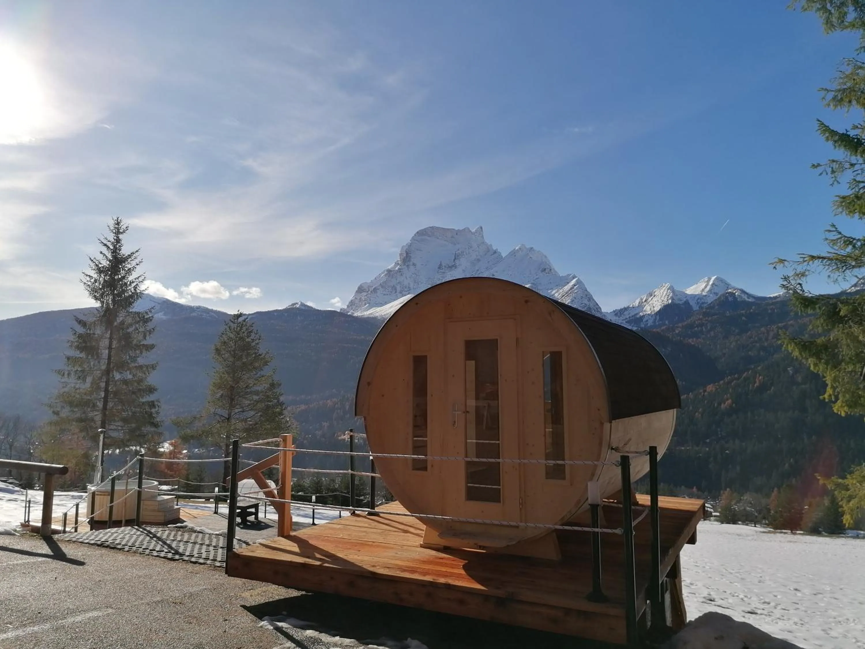 Sauna in Hotel il Cardo