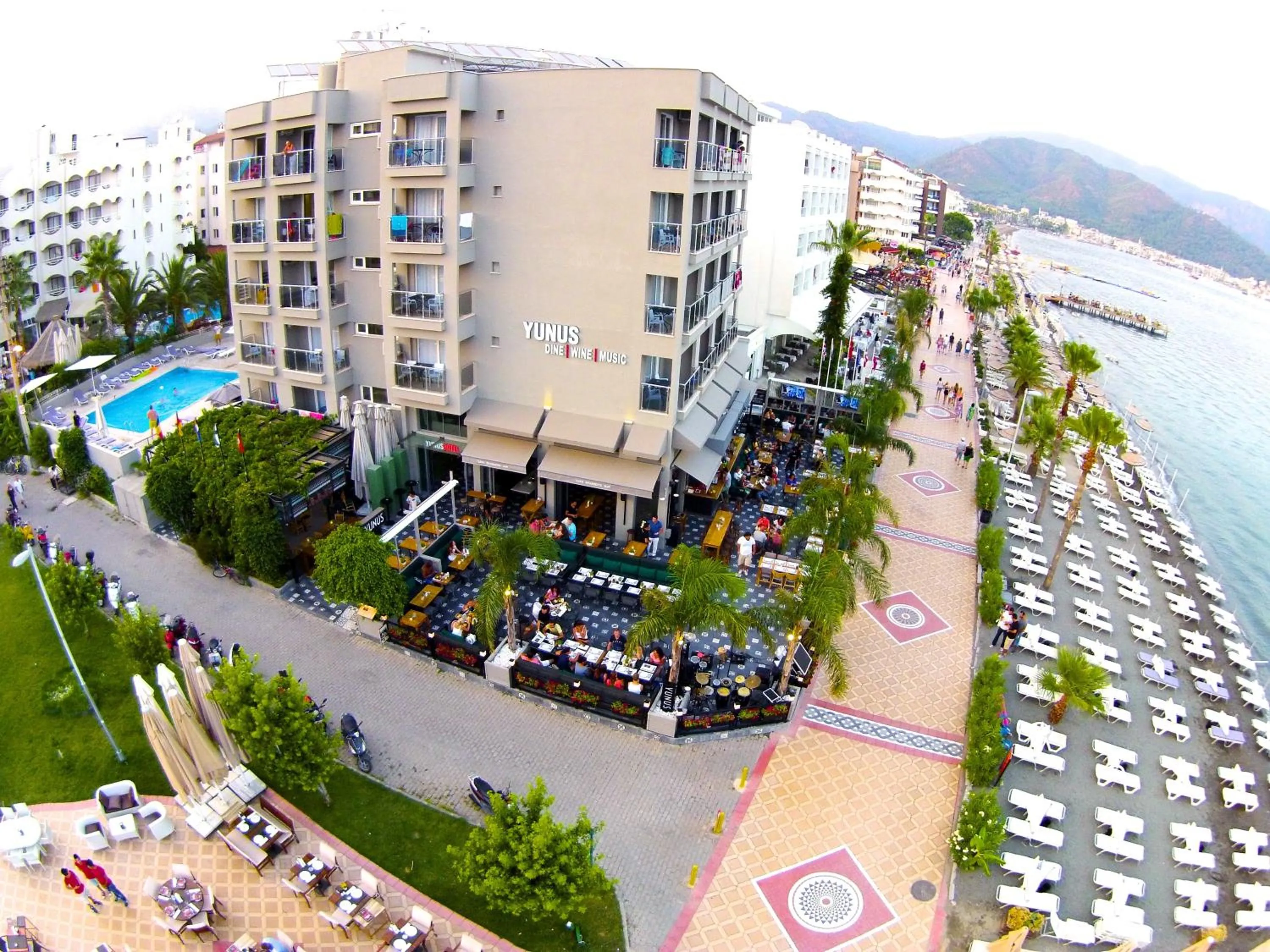 Bird's eye view in Yunus Hotel