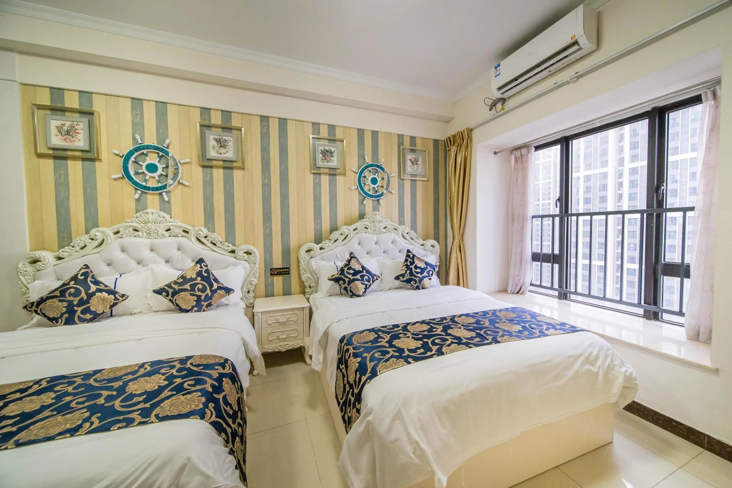 Bed in Xing Yu Legend Service Apartment Canton Fair Branch