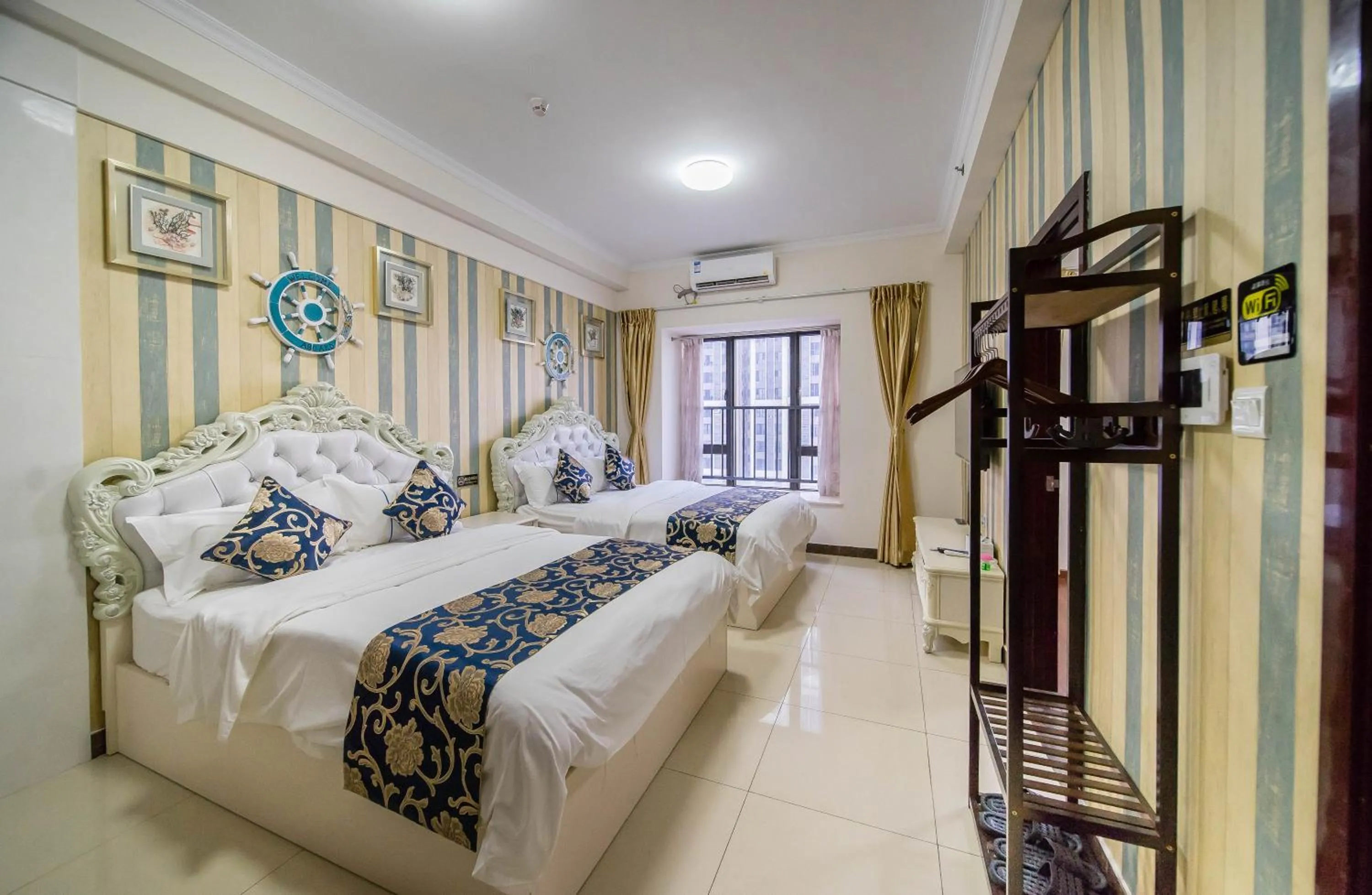 Bed in Xing Yu Legend Service Apartment Canton Fair Branch