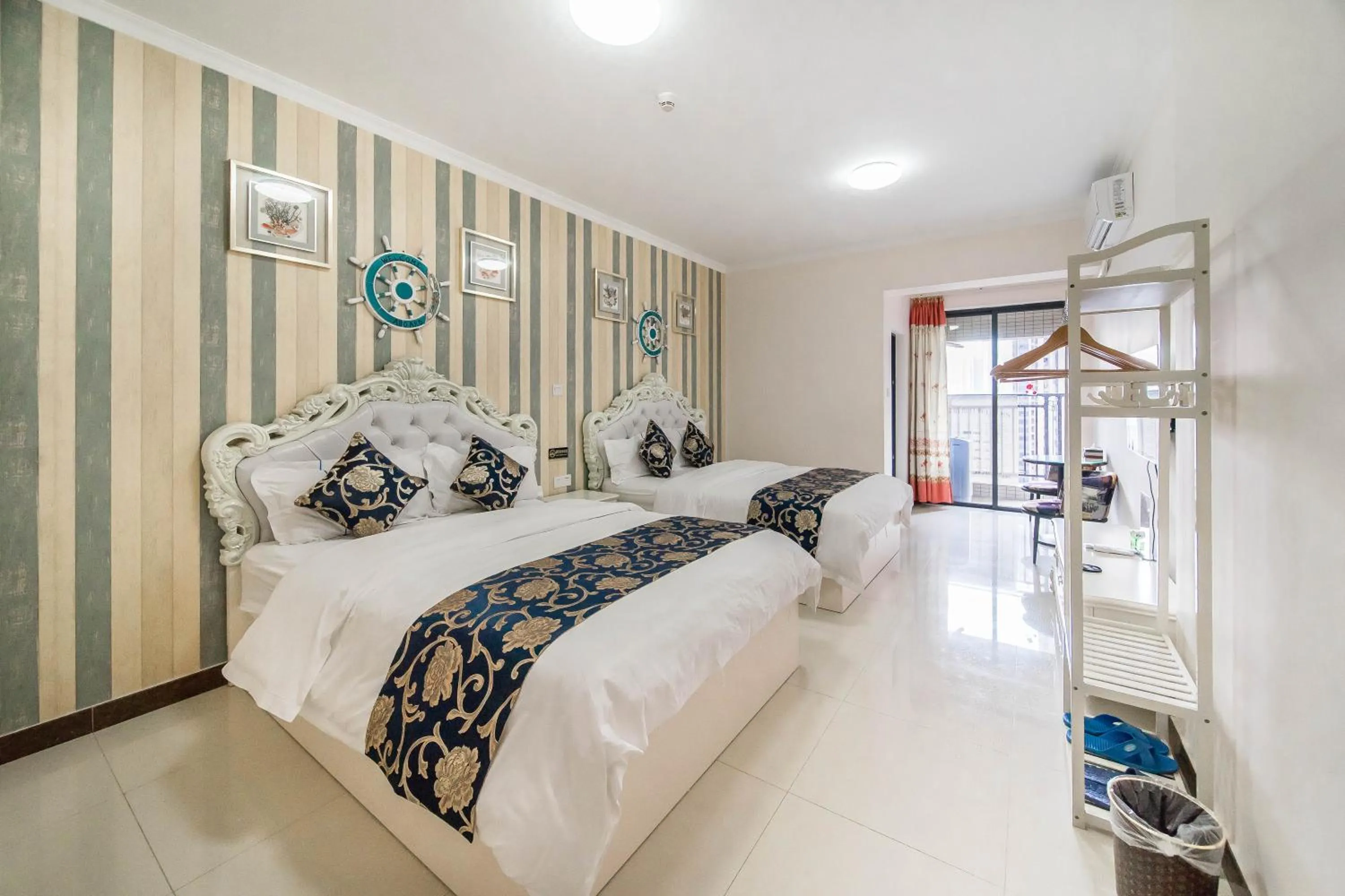 Bed in Xing Yu Legend Service Apartment Canton Fair Branch