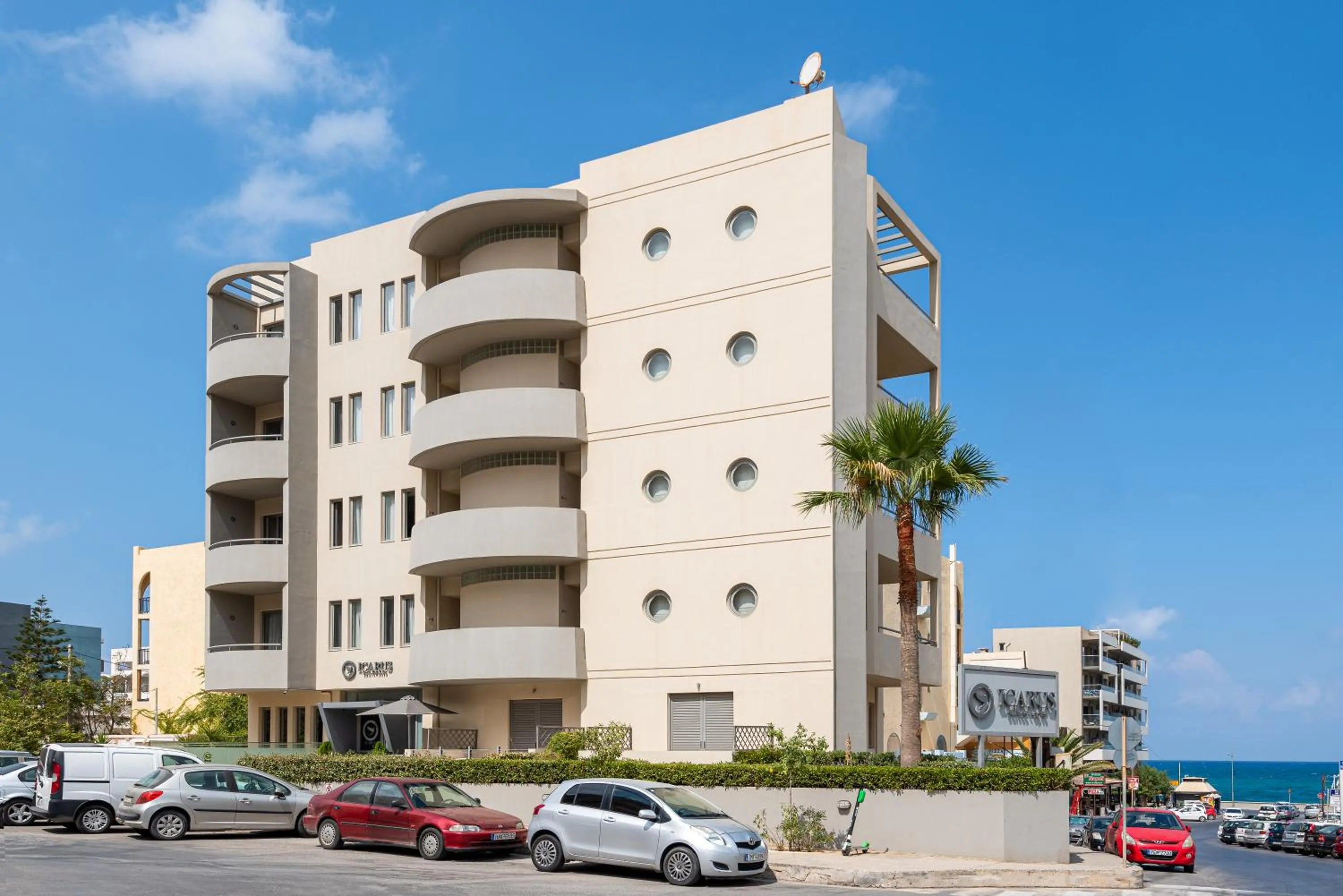 Bird's eye view in Icarus Apartments