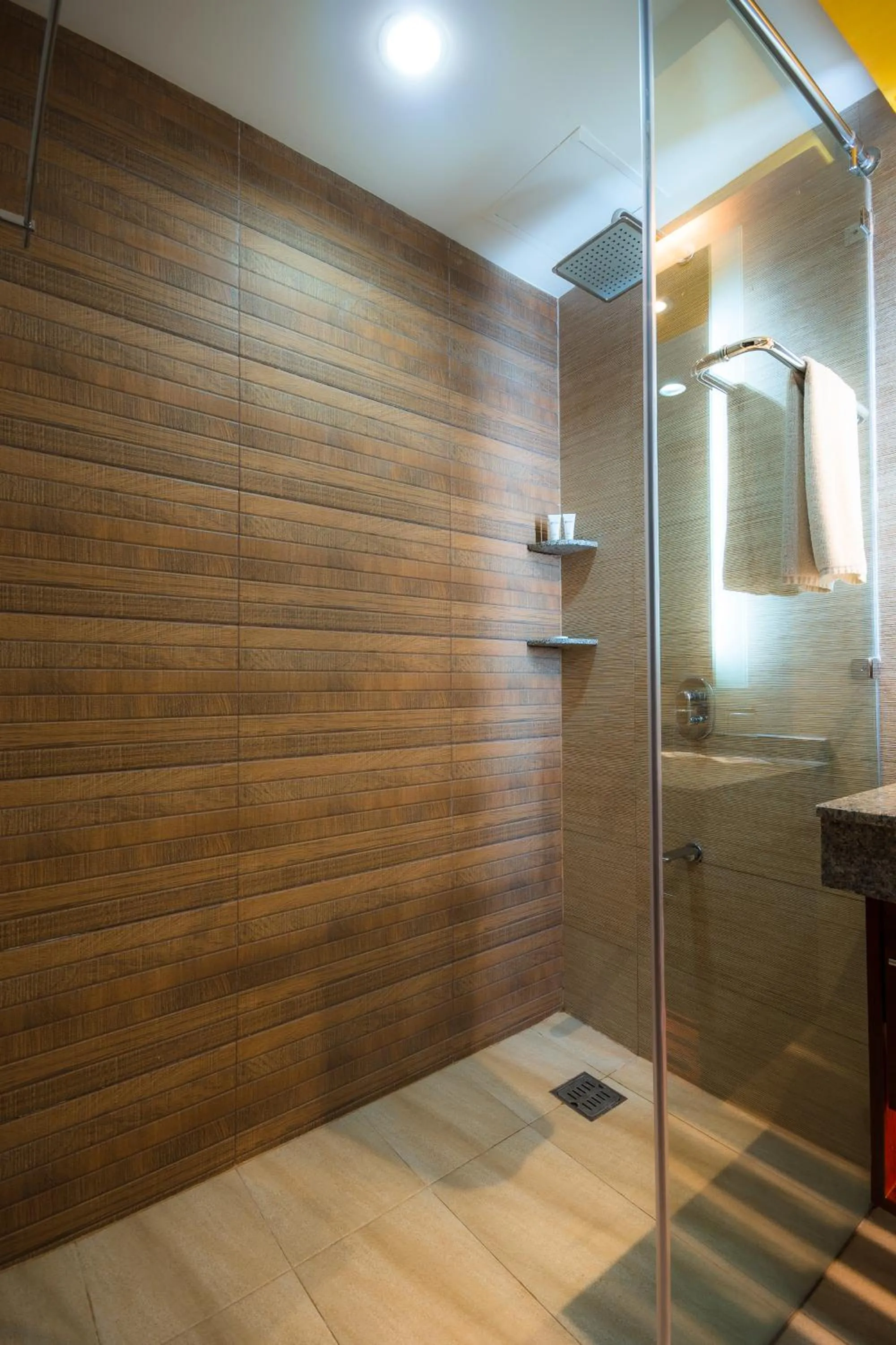 Shower in Cebu Parklane International Hotel