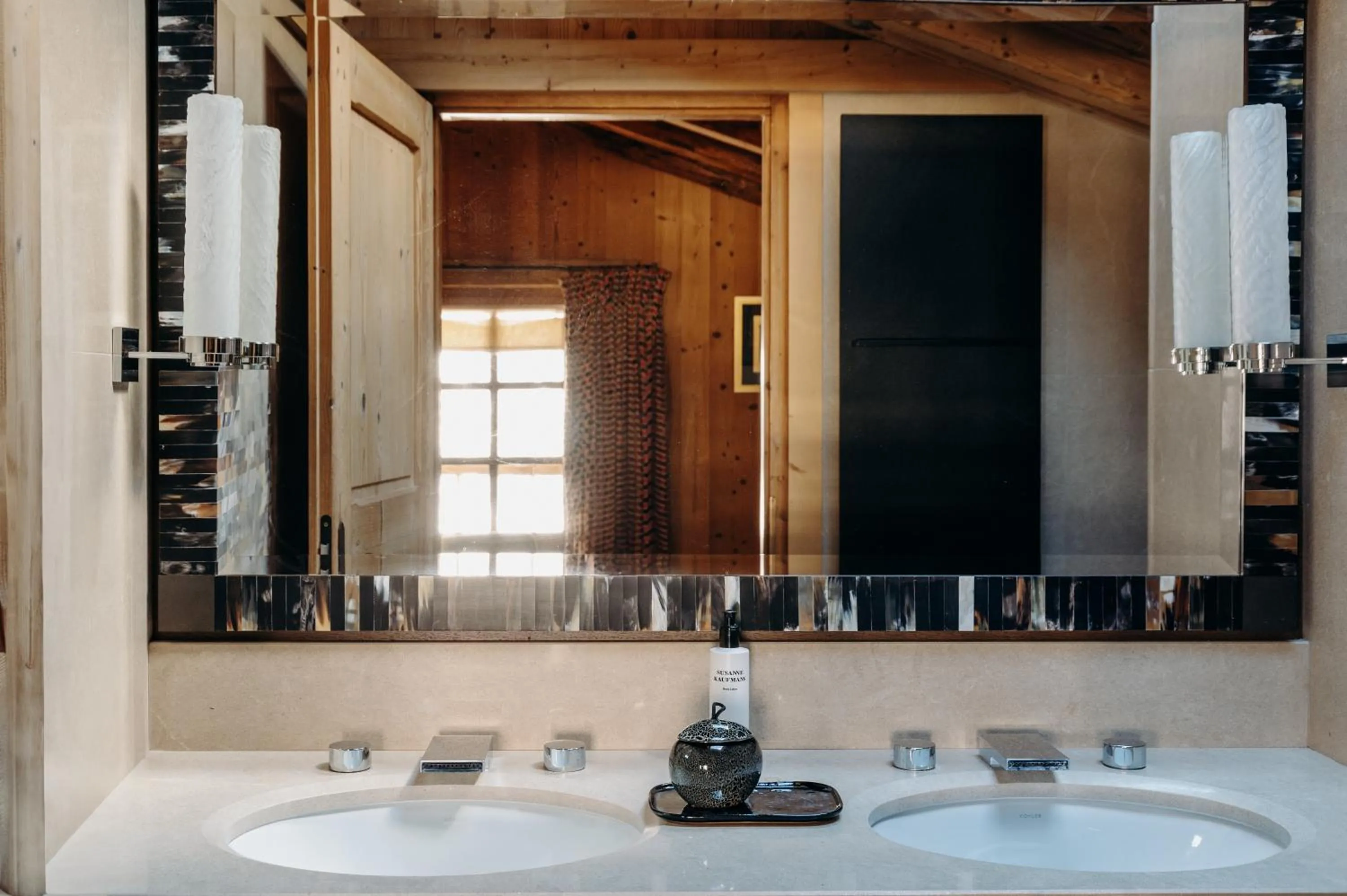 Bathroom in Les Chalets du Mont d'Arbois & Spa, Megève