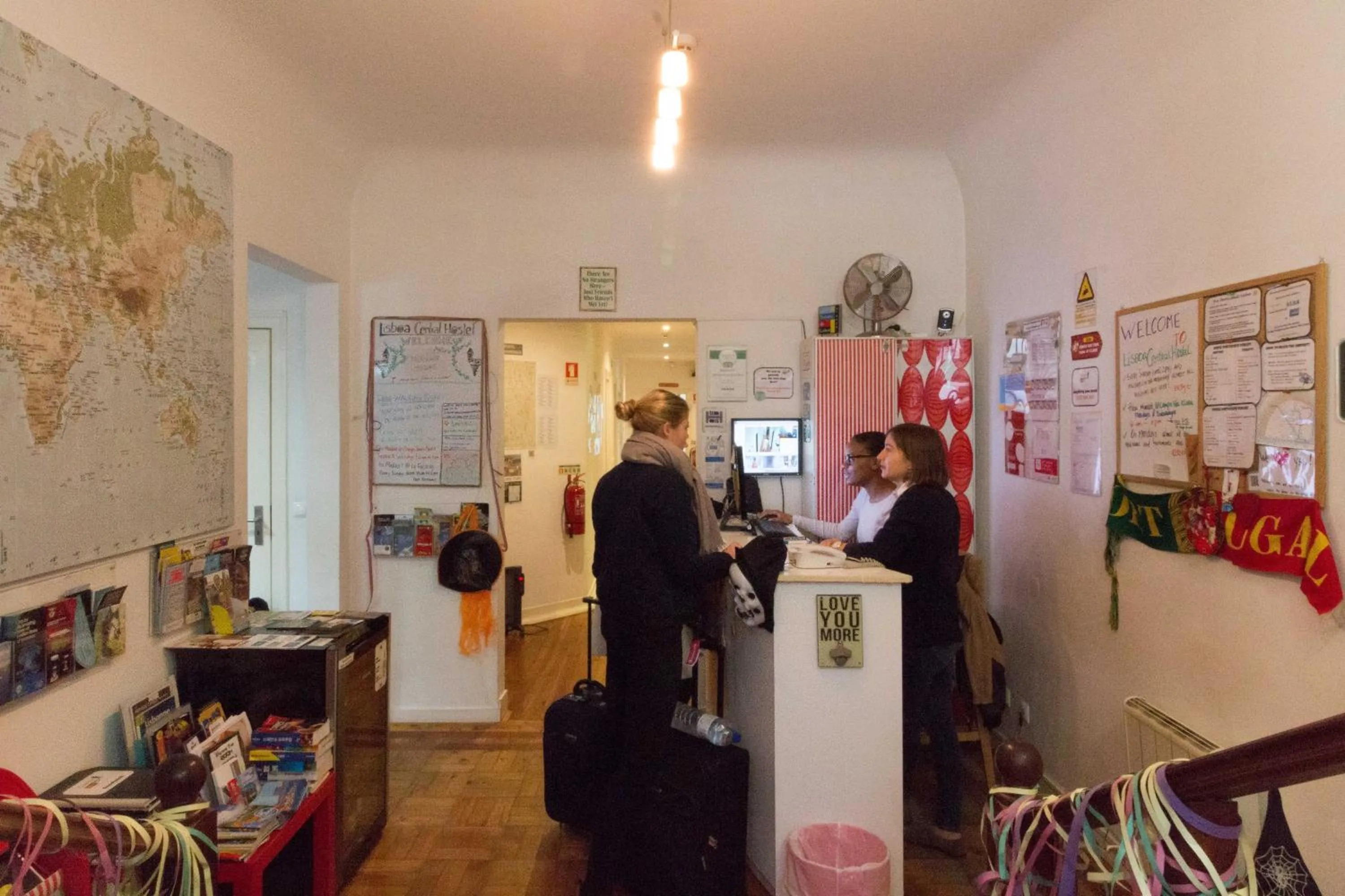 Staff in Lisboa Central Hostel
